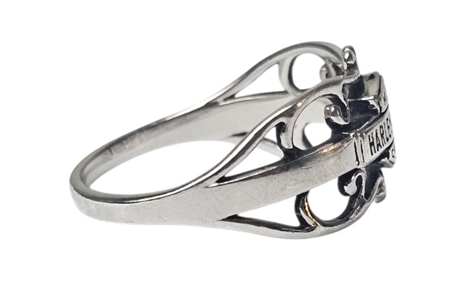 Ladies Harley-Davidson Sterling Silver Gypsy Filigree Ring by Mod 69 / HDR0218