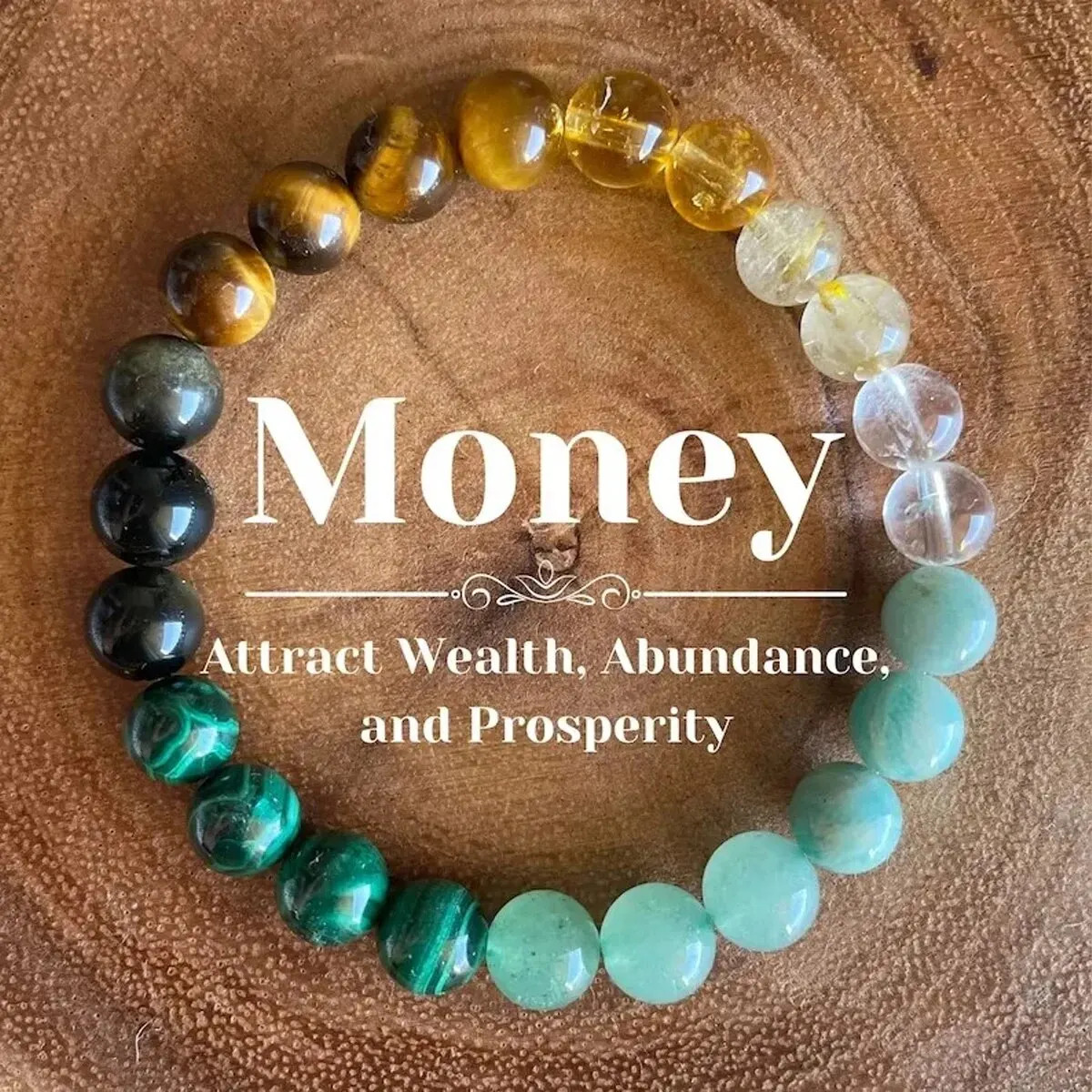 Money Bracelet Empath Protection Grounding Protection Self Love Bracelet
