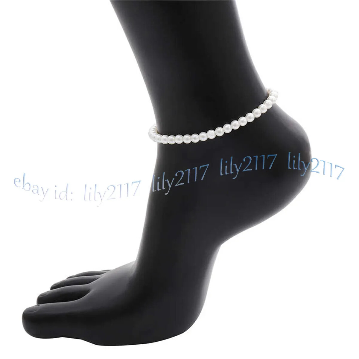 White Shell Pearl Anklet Summer Beach Bracelet Leg Foot Bracelet Sandals Jewelry