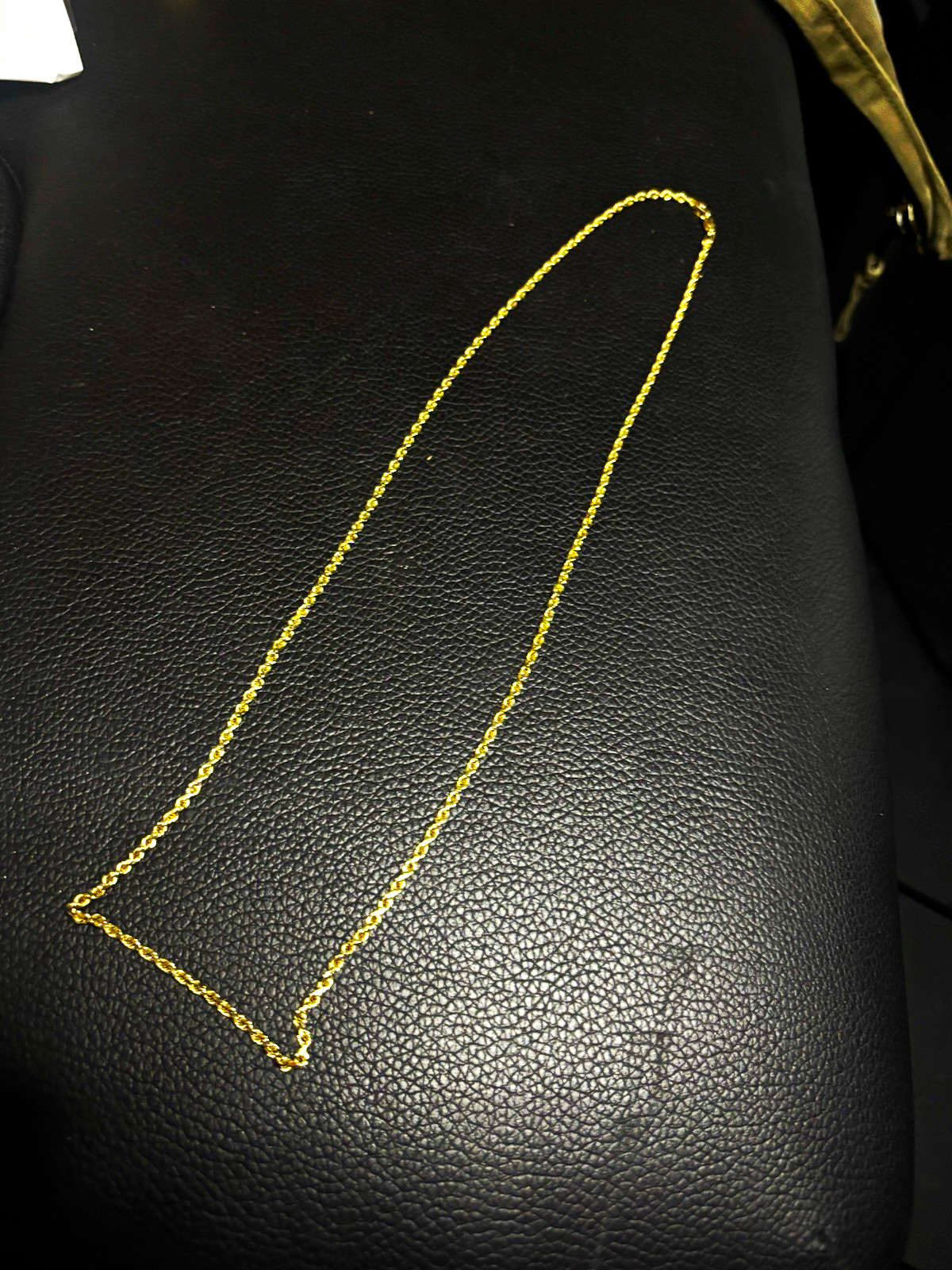 11g 22in 14k solid gold rope chain