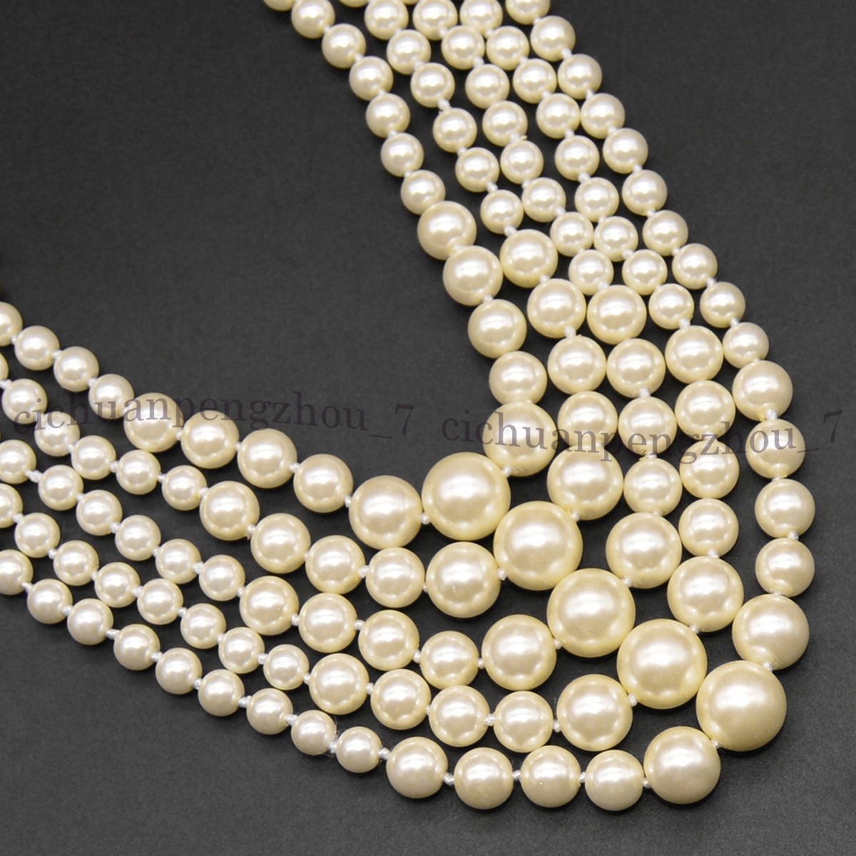 Fashion Jewelry 8/10mm Gemstone Round Beads Tortoise Pendant Necklace 18”