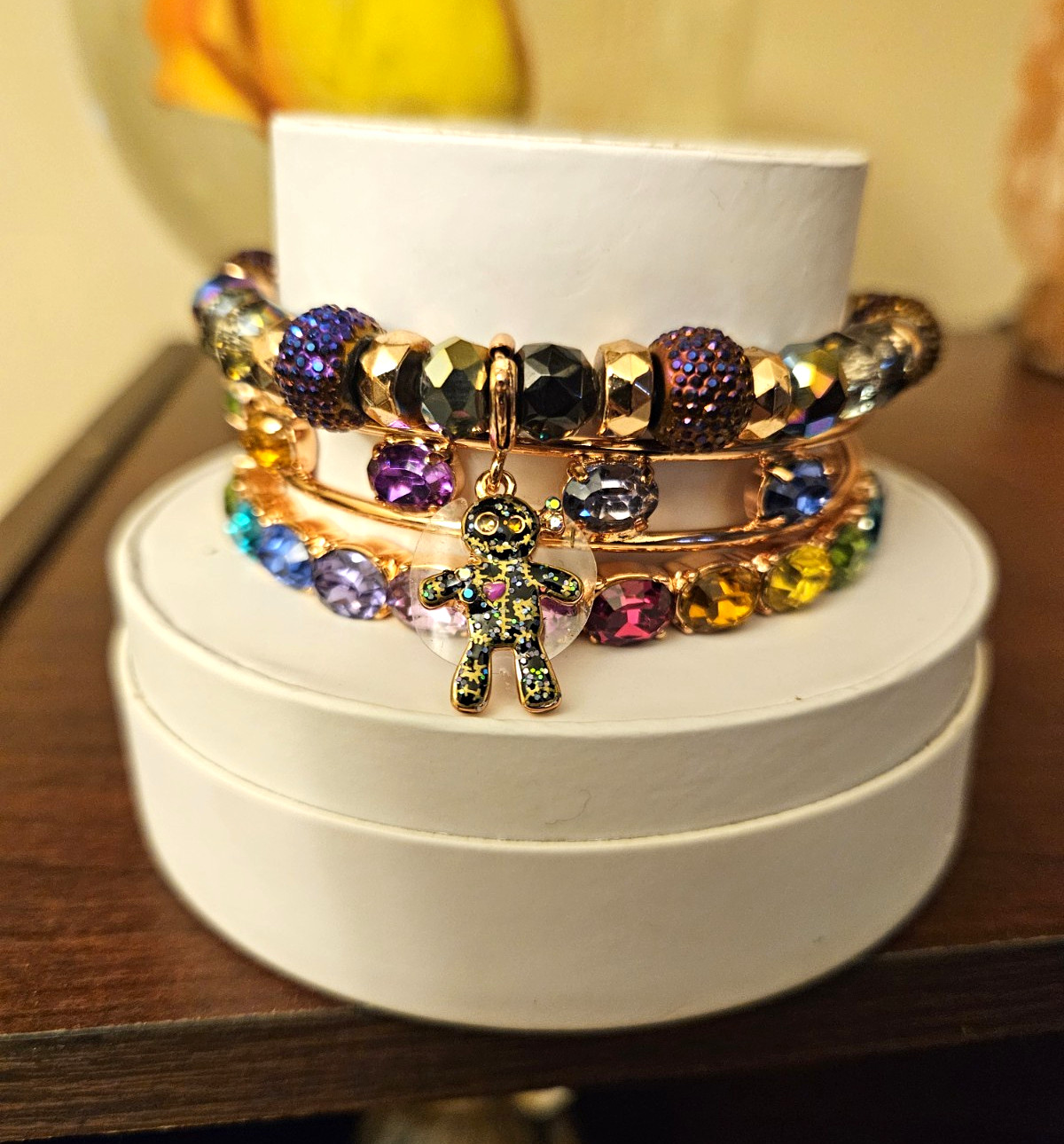 Ring Bomb Party Voodoo Queen Multistrand Beaded Charm Bracelet RBP6294