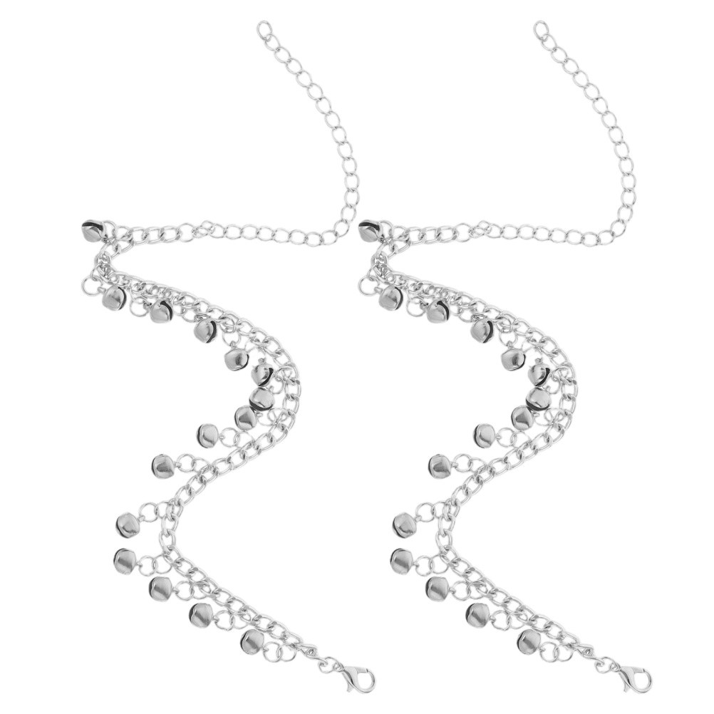 2 Pcs Anklet Decorative Straps Beach Bracelet Jewelry Women Bracelets