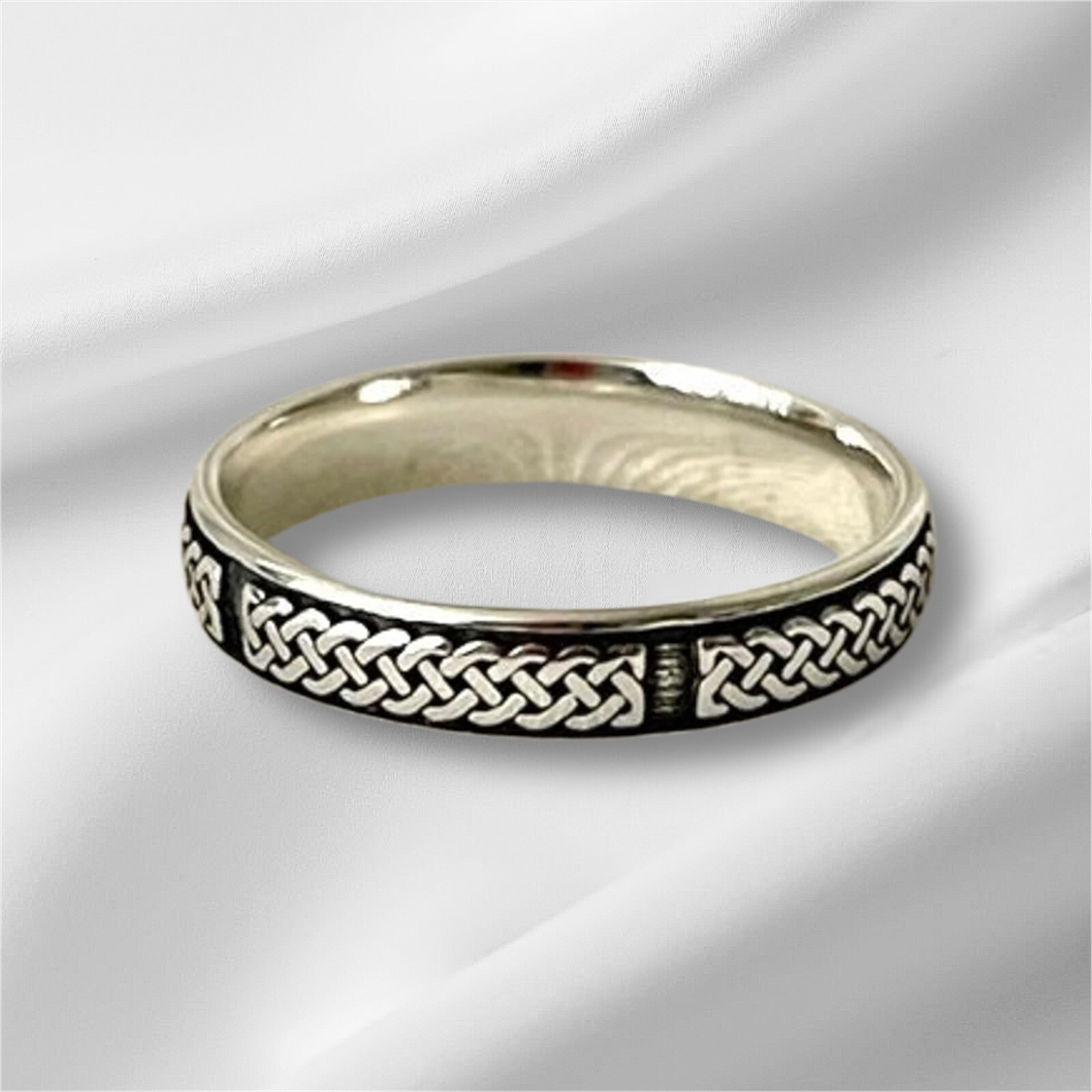 925 Sterling Silver Irish Celtic Claddagh Ring Band Size 5-10
