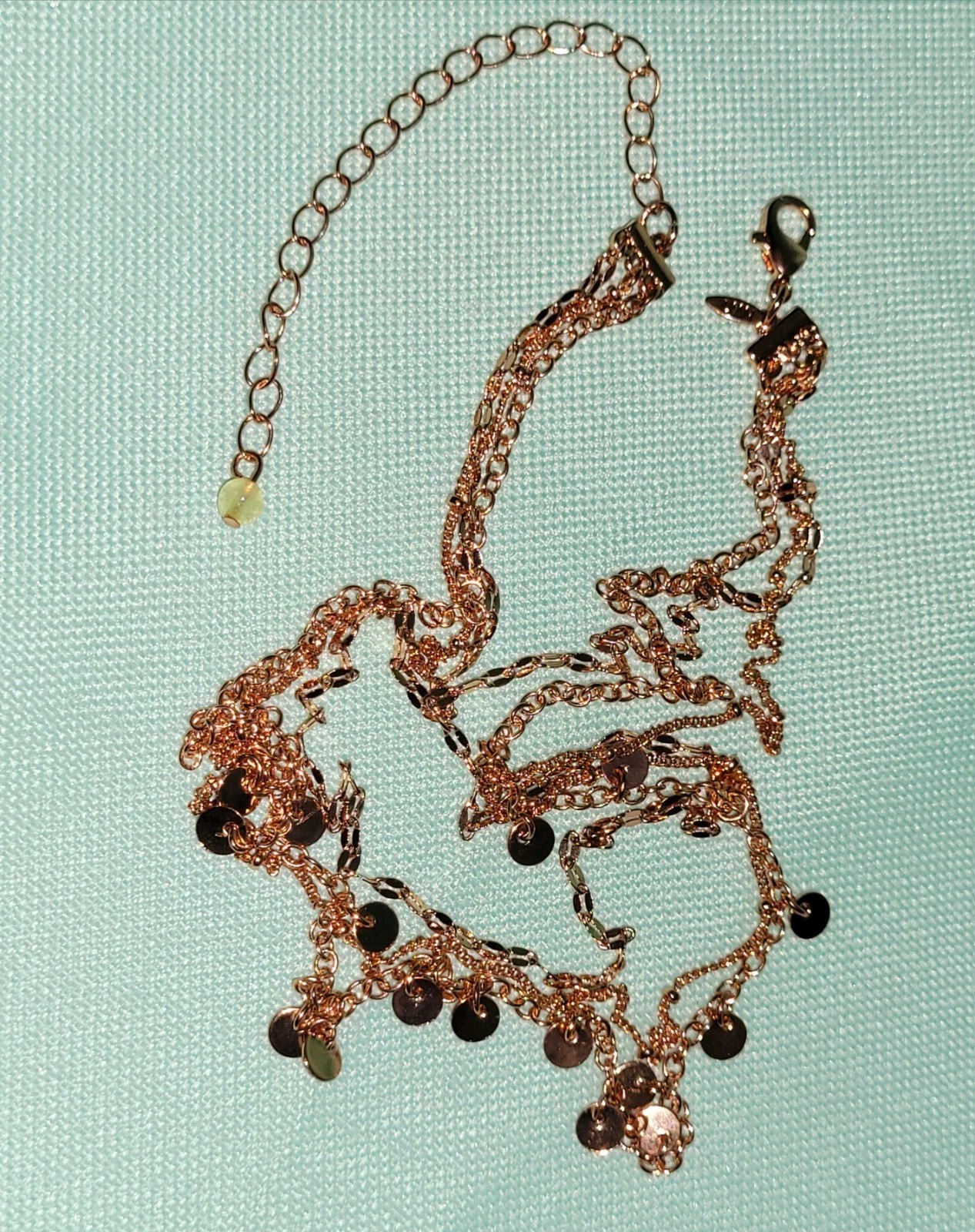 “Open Edit” Adjustable 16″ to 20″ Goldtone 3 Layer Chain Necklace