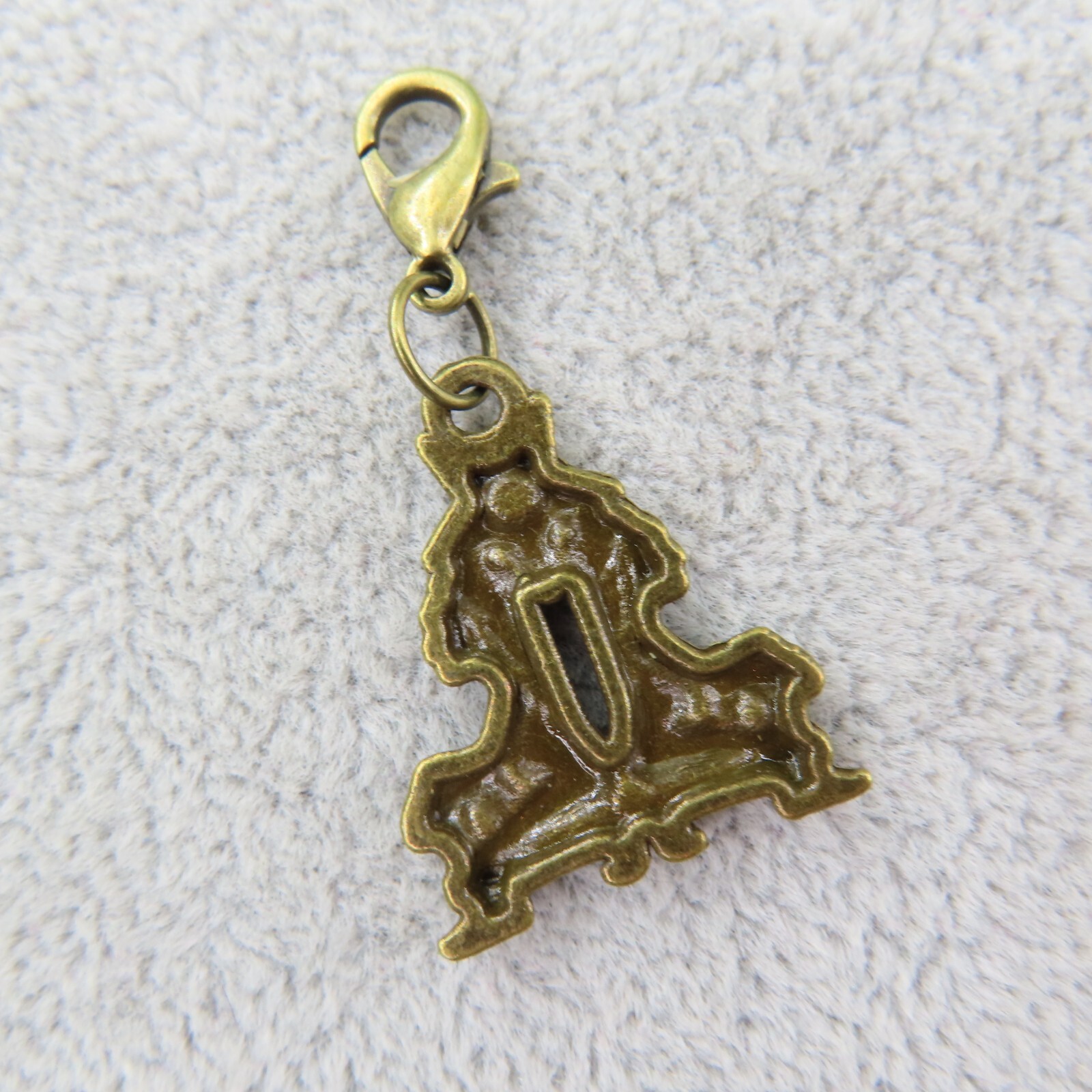 GEMINI Charm Zipper Pull Keychain Add On Clip Dangle Zodiac Sign Astrology Twins