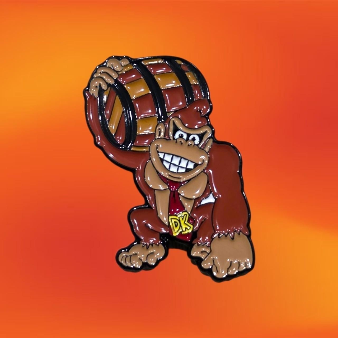 NEW Donkey Kong Enamel Pin Brooch Badge Cartoon Characters Cool Animal Gifts AU