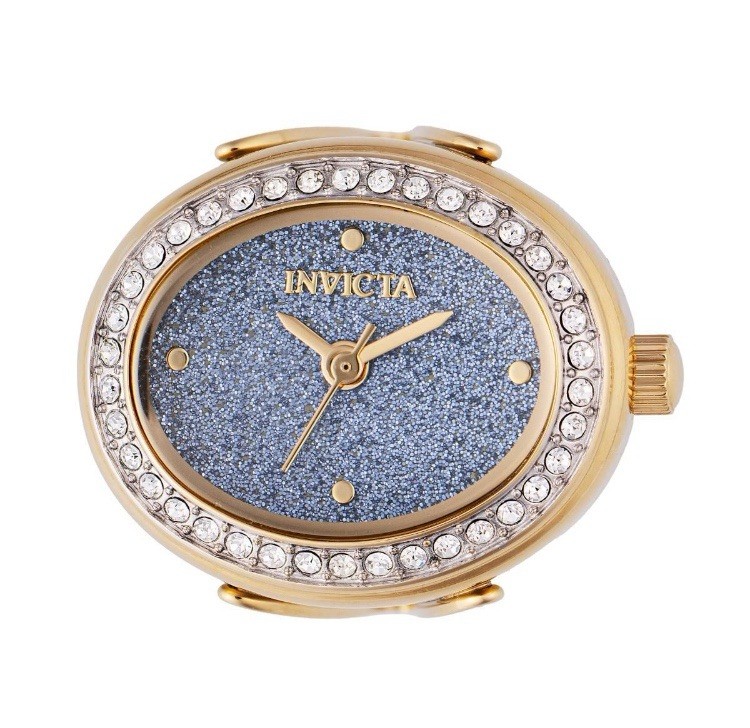 Invicta Women’s Ring Watch Mini Angel Lady Gold Tone – NEW