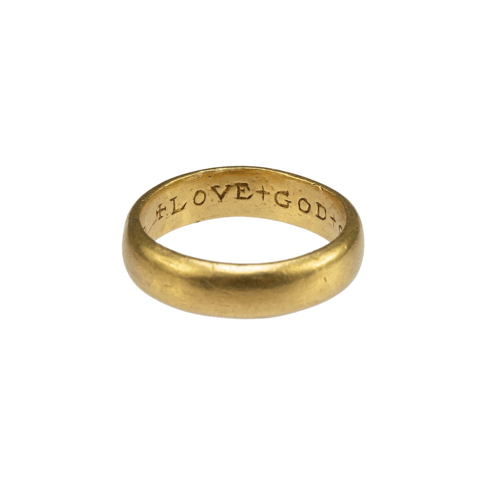 English, 17th century, Antique Posy Ring – 22k gold 9.5 grams