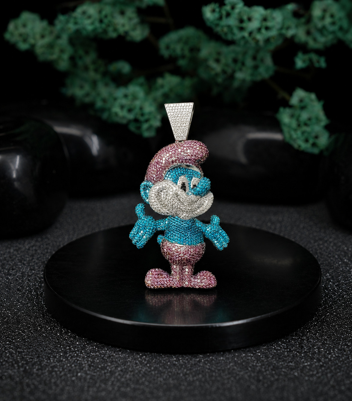Custom Moissanite Cartoon Pendant 925 Sterling Silver Iced Out Hip Hop Jewelry