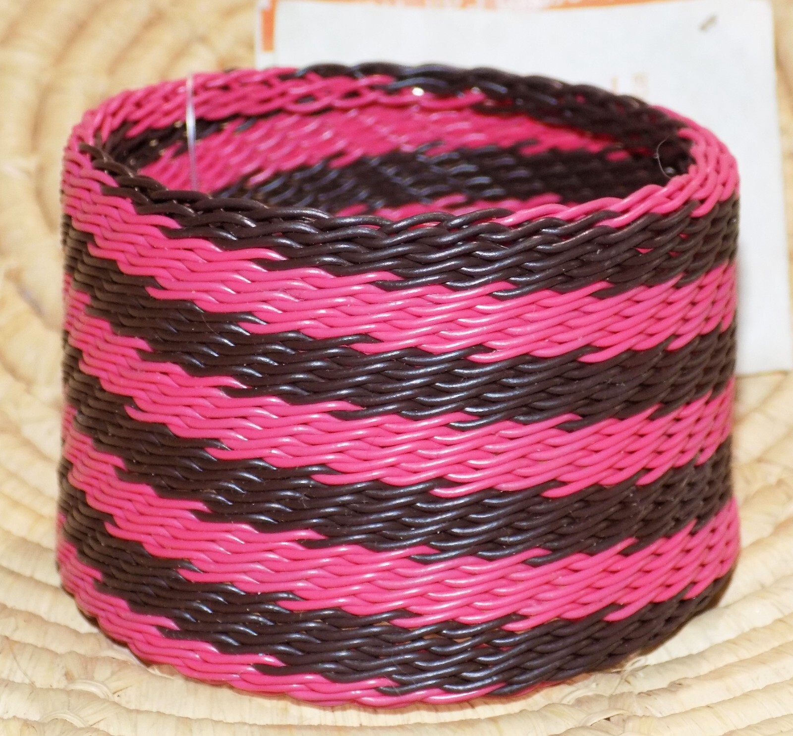 Bangle Fair Trade African Telephone Wire bracelet MEDIUM jbww101
