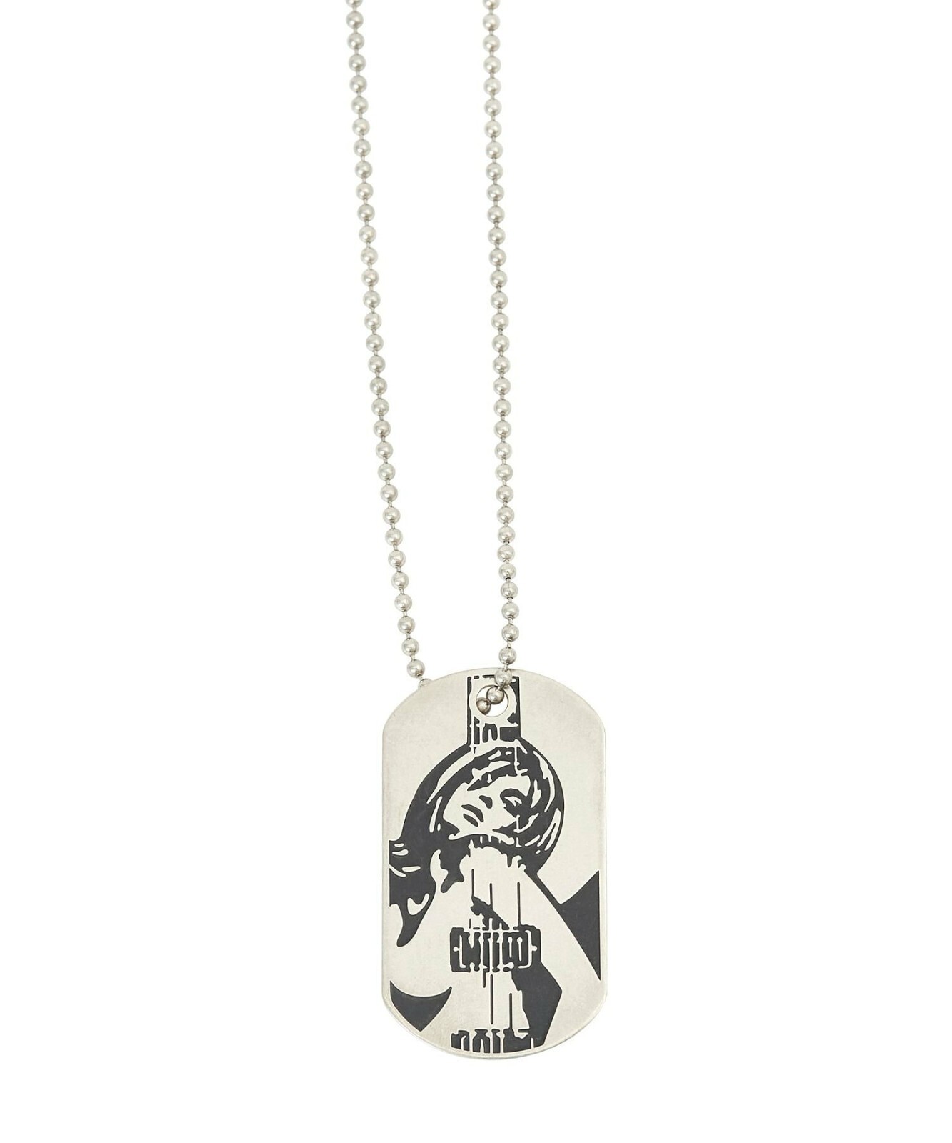 HYSTERIC GLAMOUR GUITAR GIRL Ball Chain Necklace Pendant New from Japan
