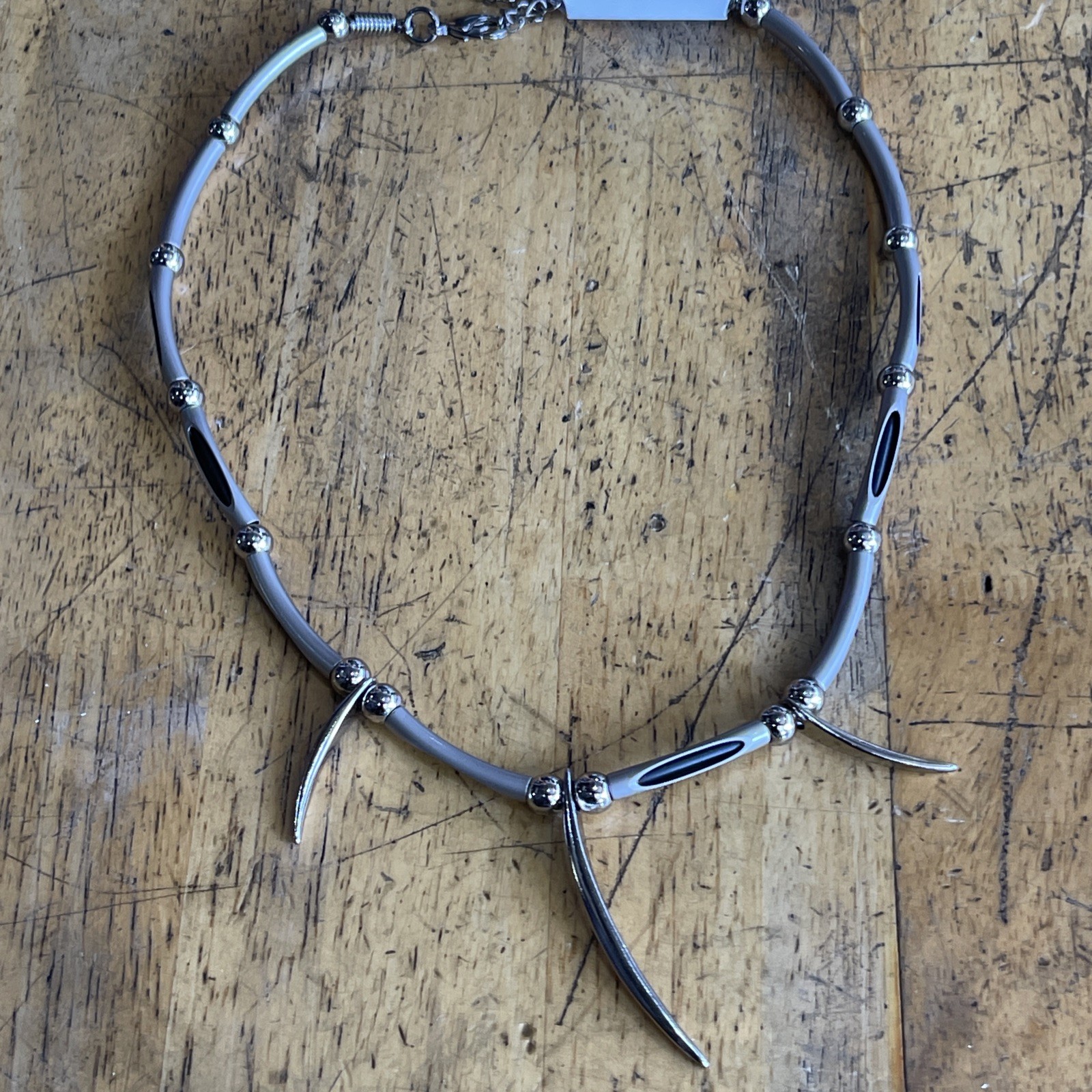 Skater Surfer Punk Tube Choker Necklace: Hawaiian Style, Adjustable To 18” retro