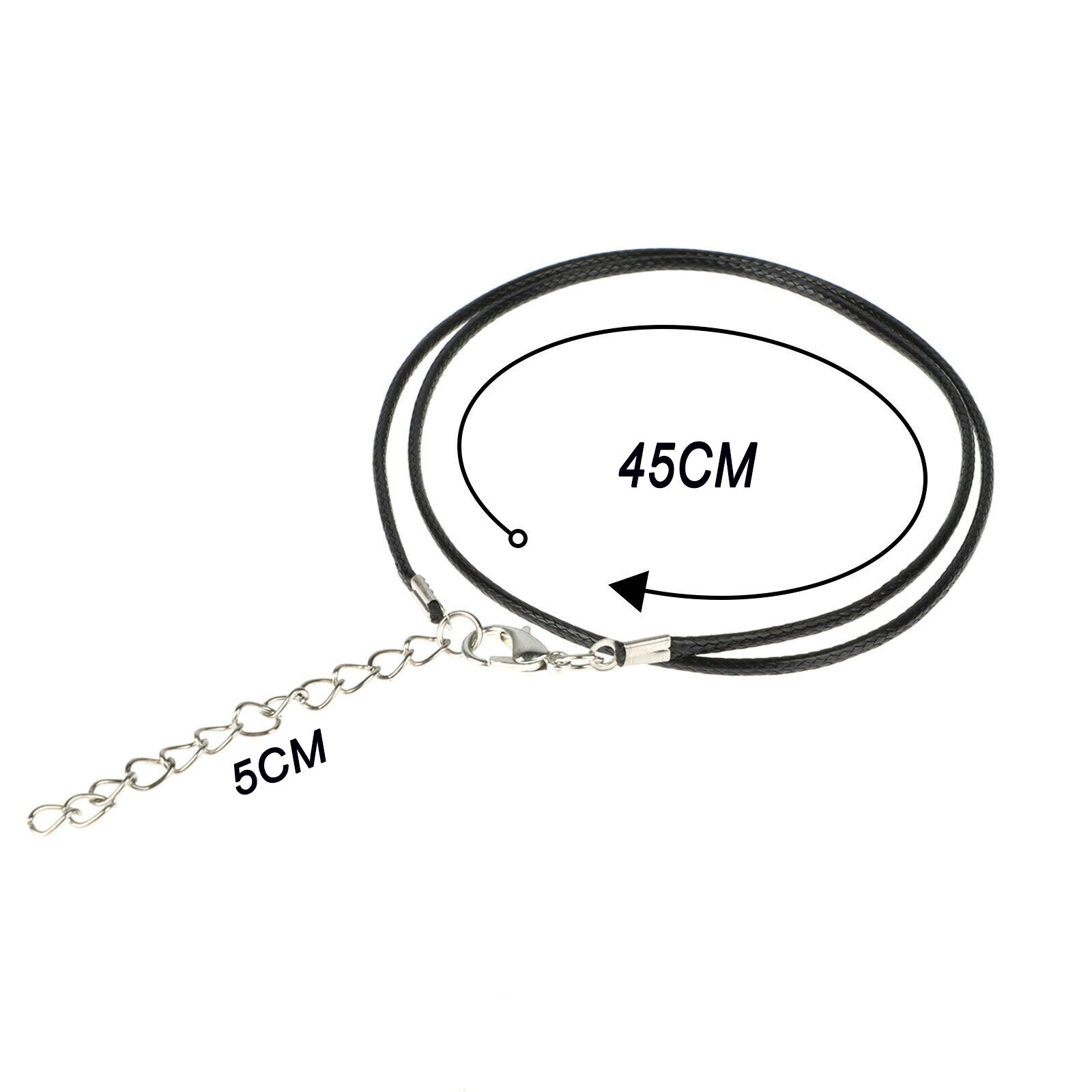 200PACK 18” Leather String Charms Necklace Cords Wholesale Rope Bulk Lot Cord