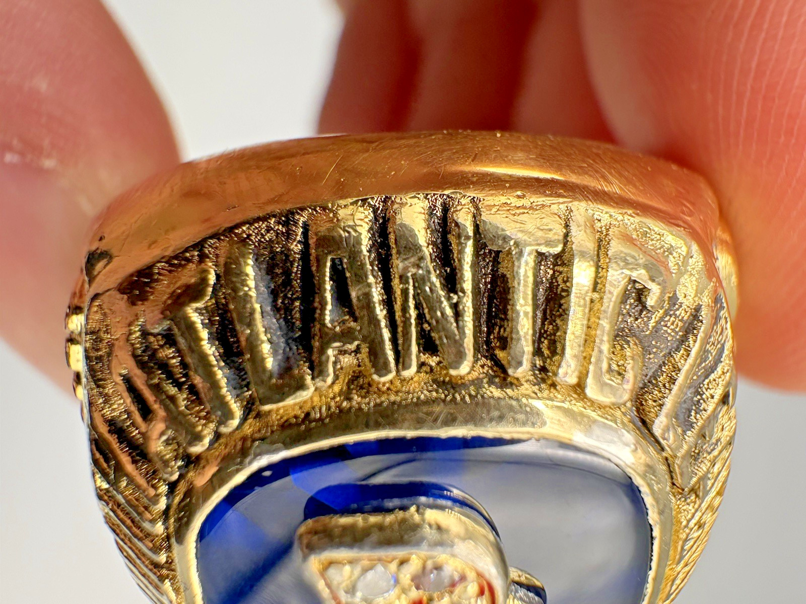 South Atlantic League Sterling Silver 925 Championship Ring Blue Claws 2006