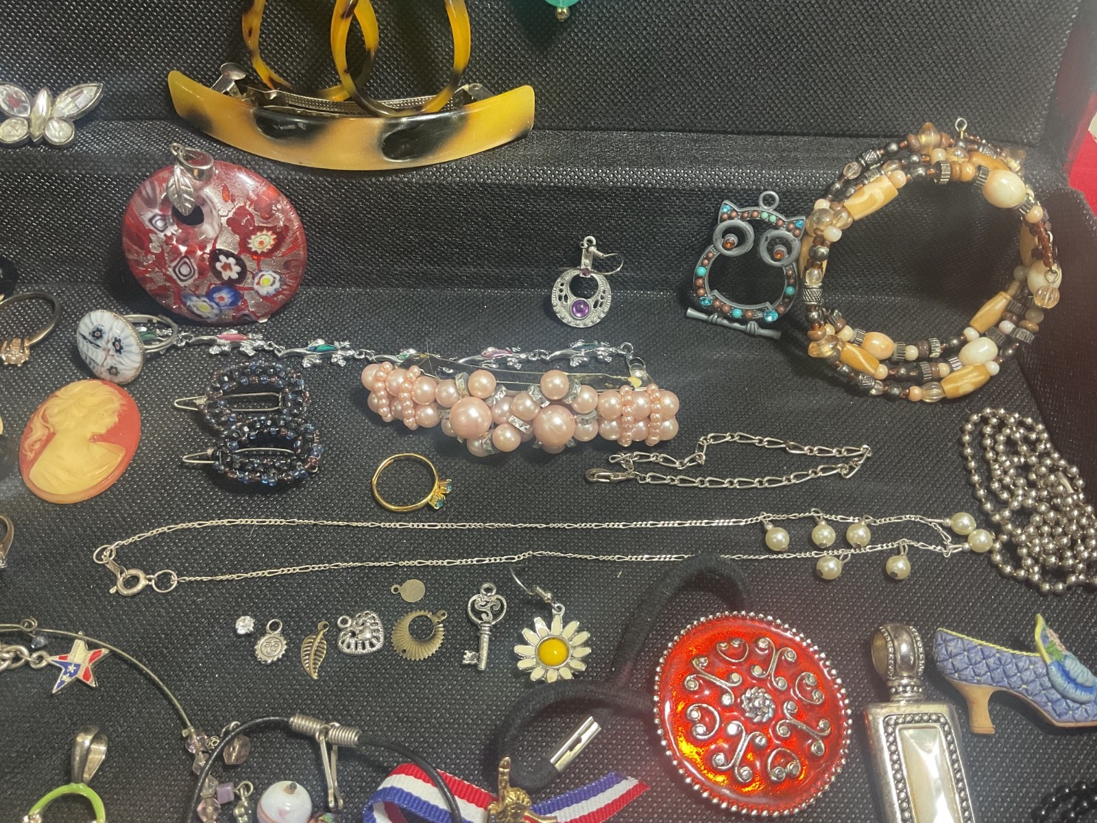 Vintage Costume Jewelry Lot – Necklaces, Bracelets, Earrings, Pendants & More….