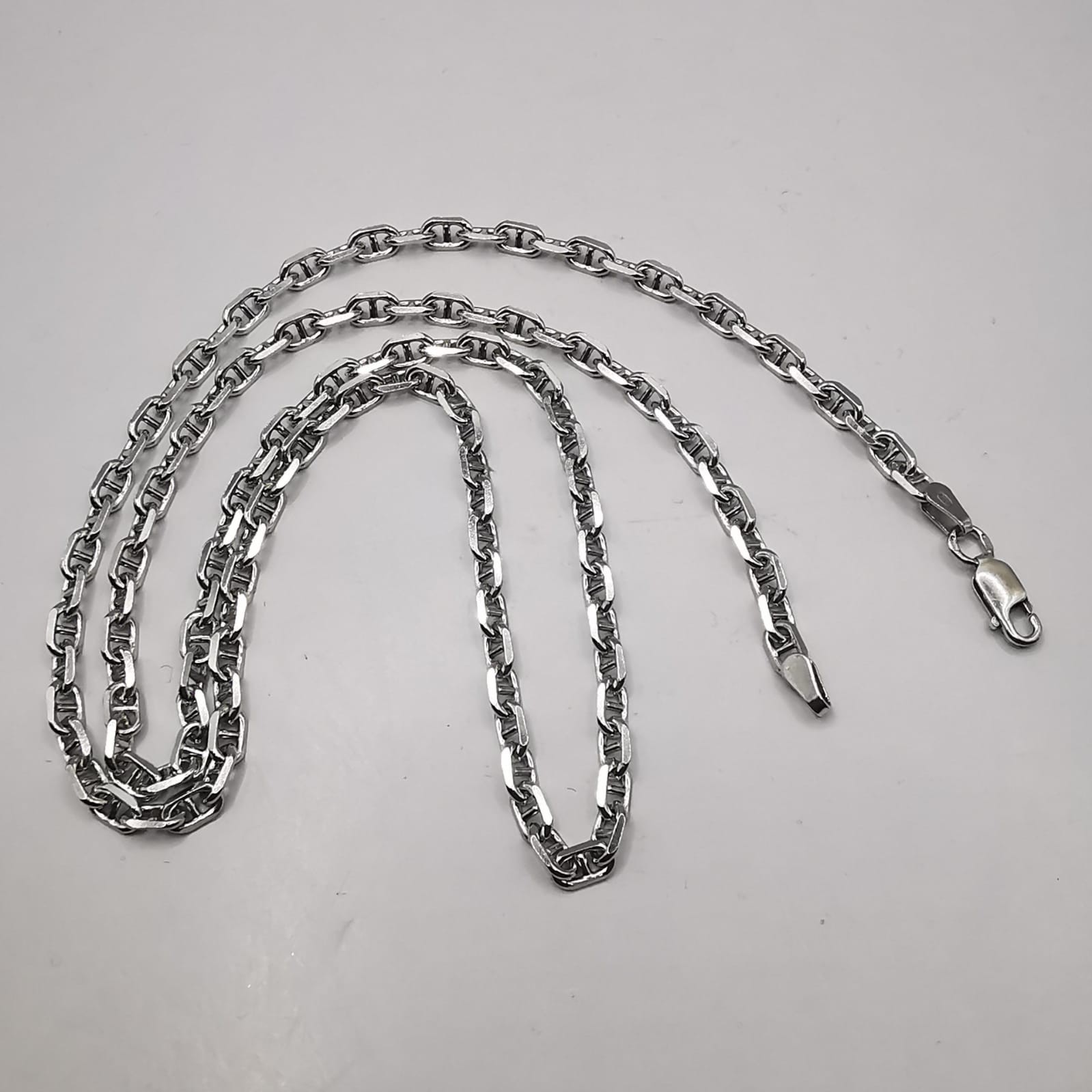 Vintage Beautiful Jewelry Chain Necklece,925 Sterling Silver,Signed , 14,16g