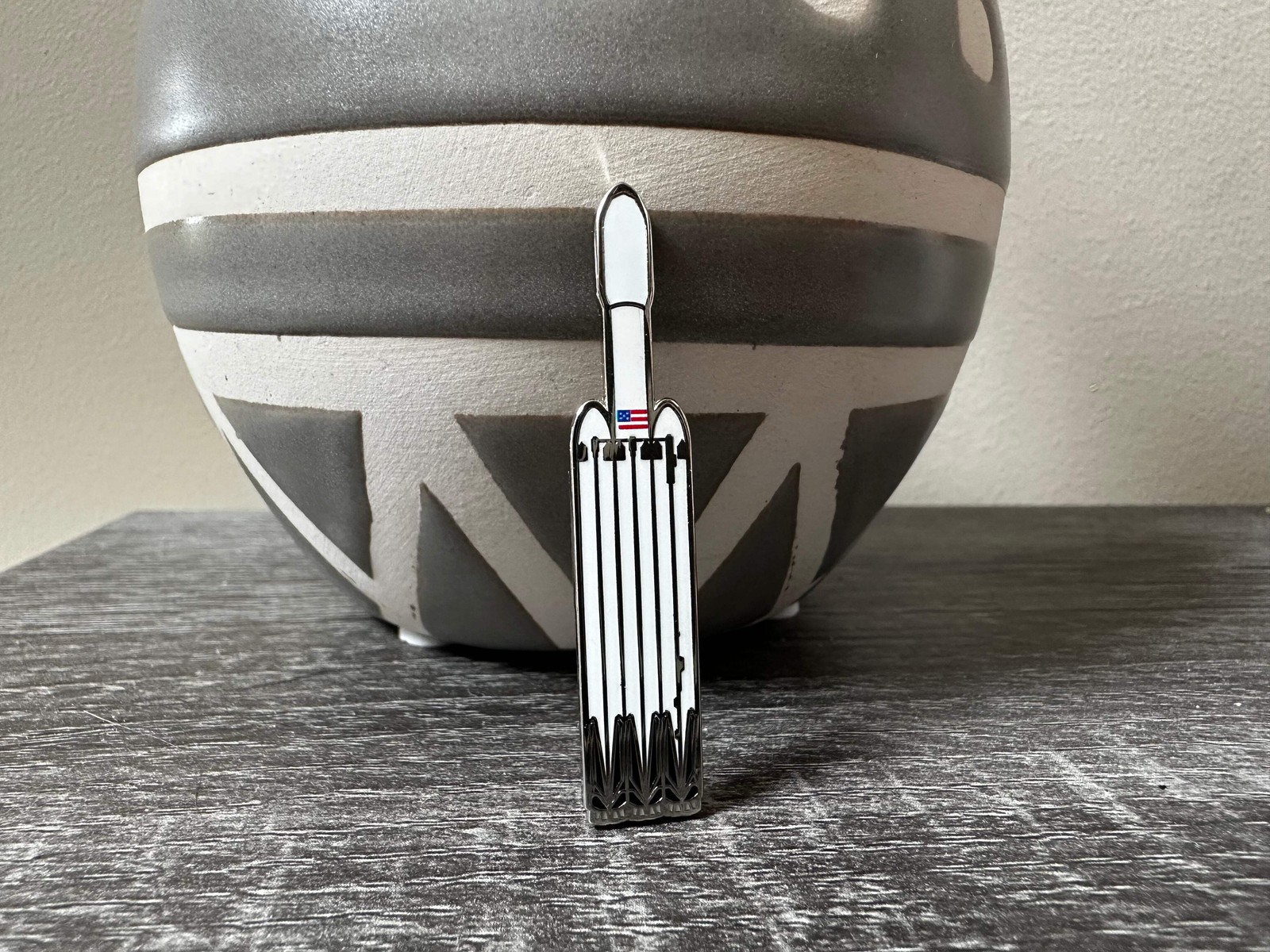 Heavy Launch Vehicle Enamel Pin Metal Fashion Science Lapel Accessory