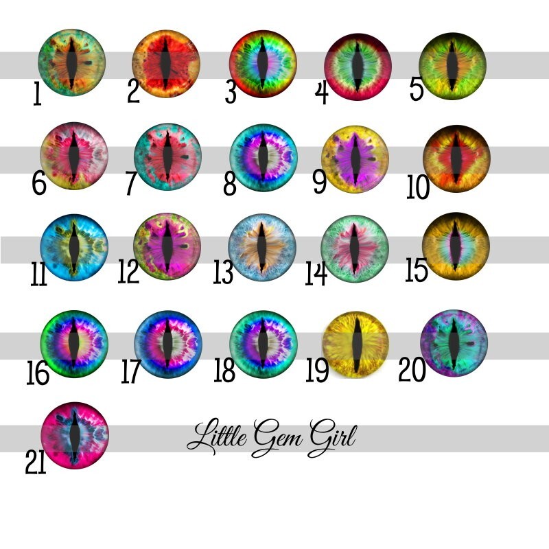 Glowing Cat Dragon Eyeball Necklace – Custom Colors Glow in the Dark Eye Jewelry