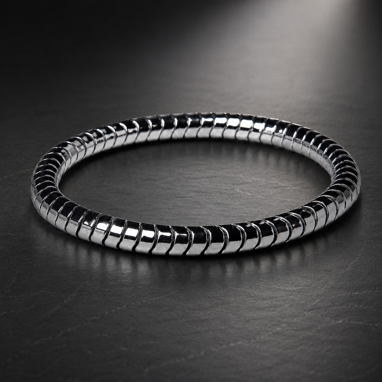 8mm Magnetic Hematite Bead Bracelet Stretch Unisex Men Women Jewelry