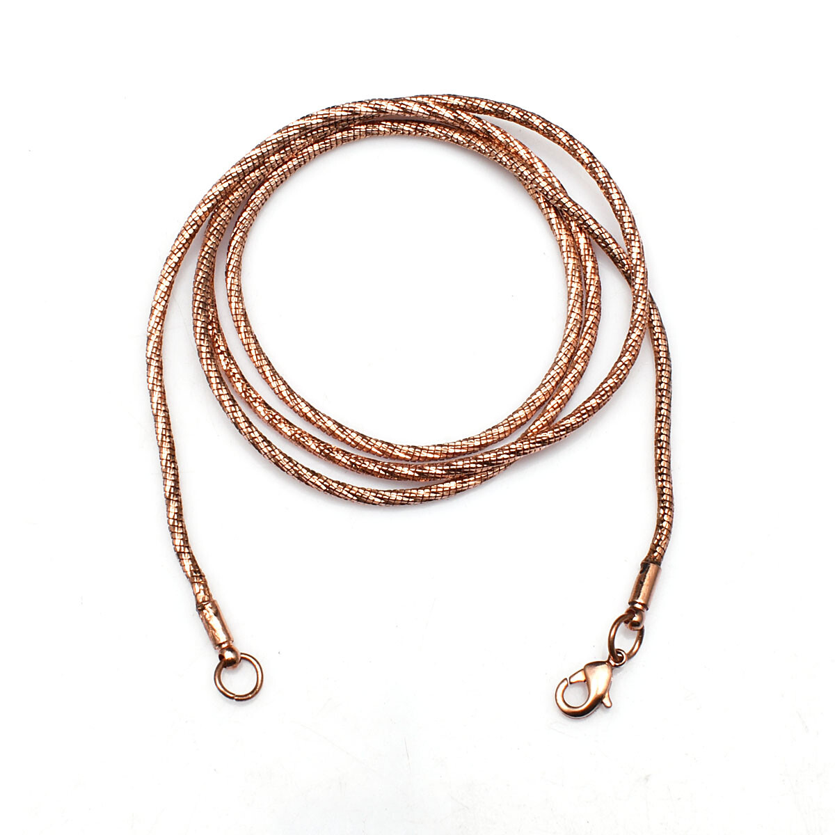 Pure Copper Snake Chain Oxidized Handmade Necklace Gift For Jewelry RJ-011