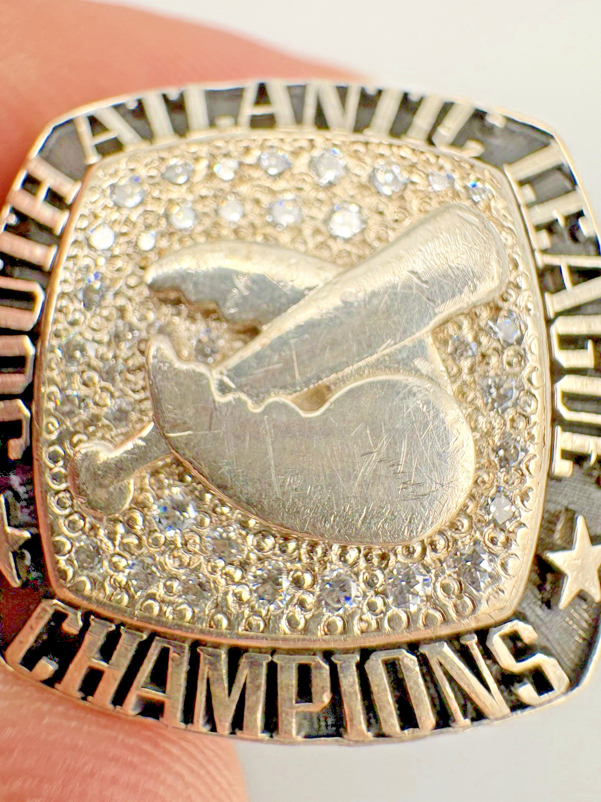 South Atlantic League Sterling Silver 925 Championship Ring Blue Claws 2009