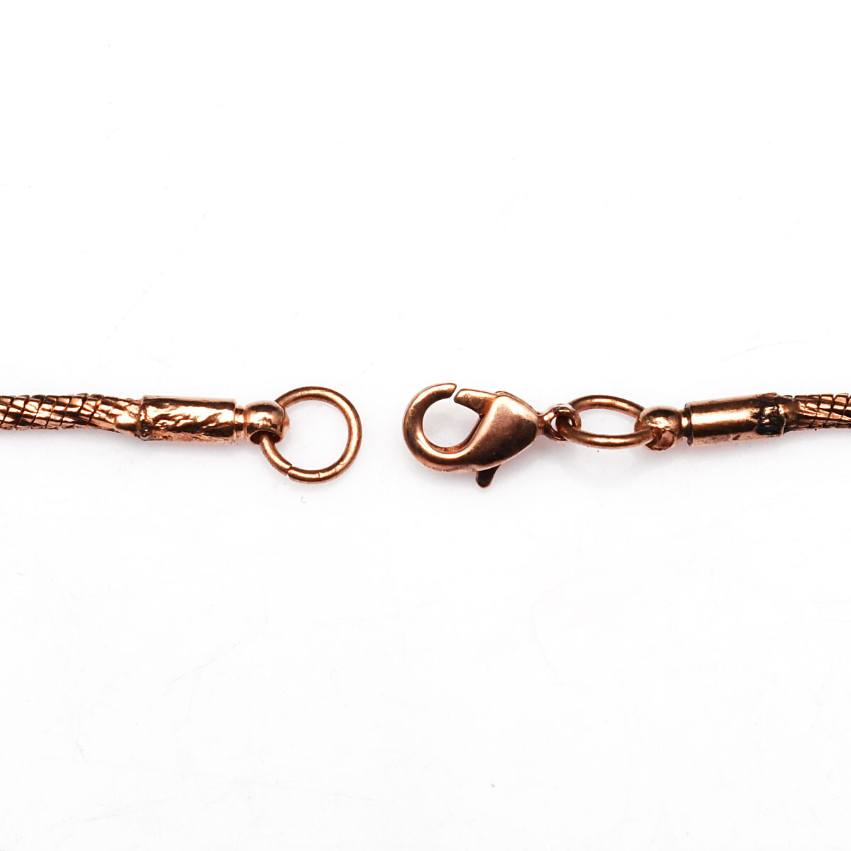 Pure Copper Snake Chain Oxidized Handmade Necklace Gift For Jewelry RJ-011
