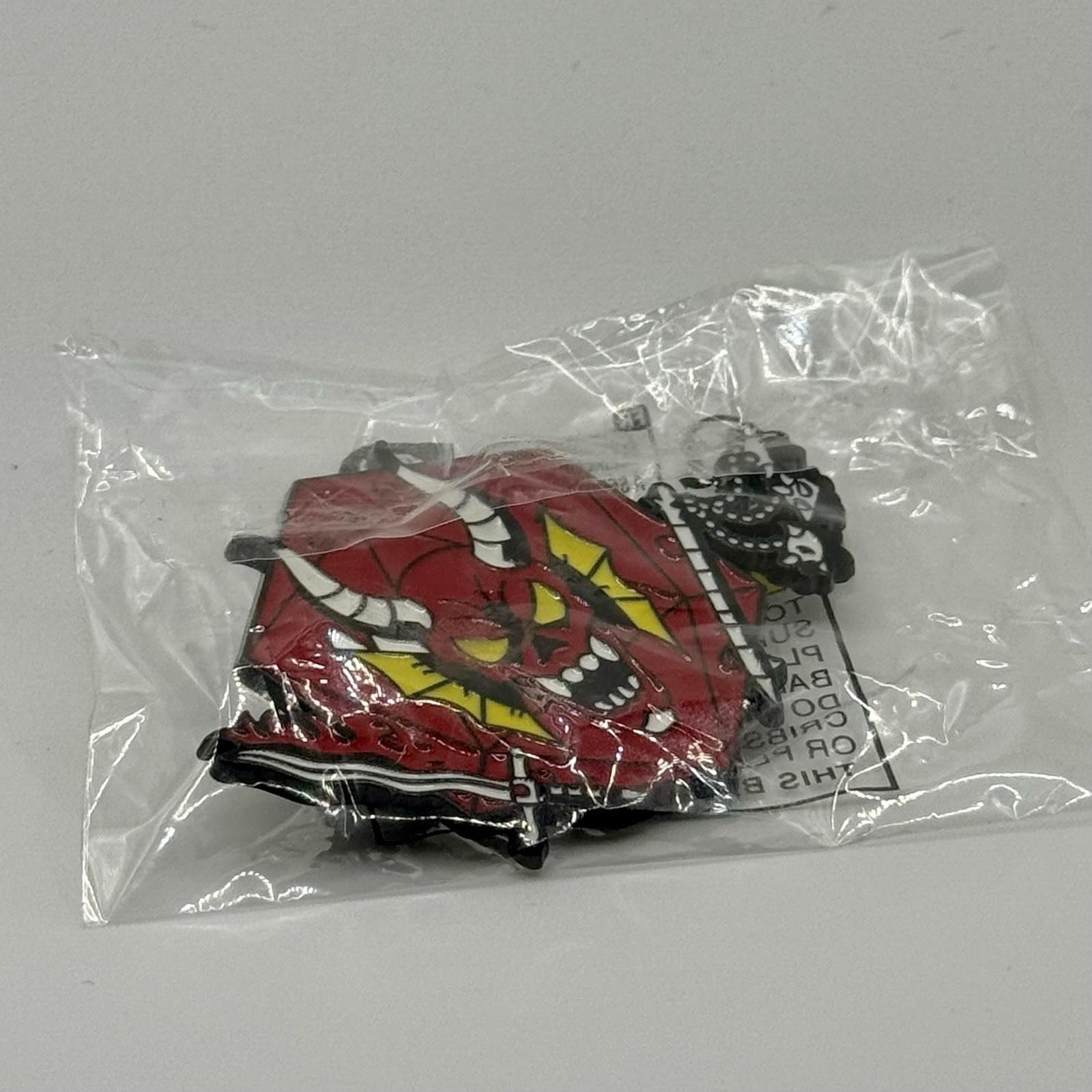Hellfire Brooch Pin 1.7in x2.4in