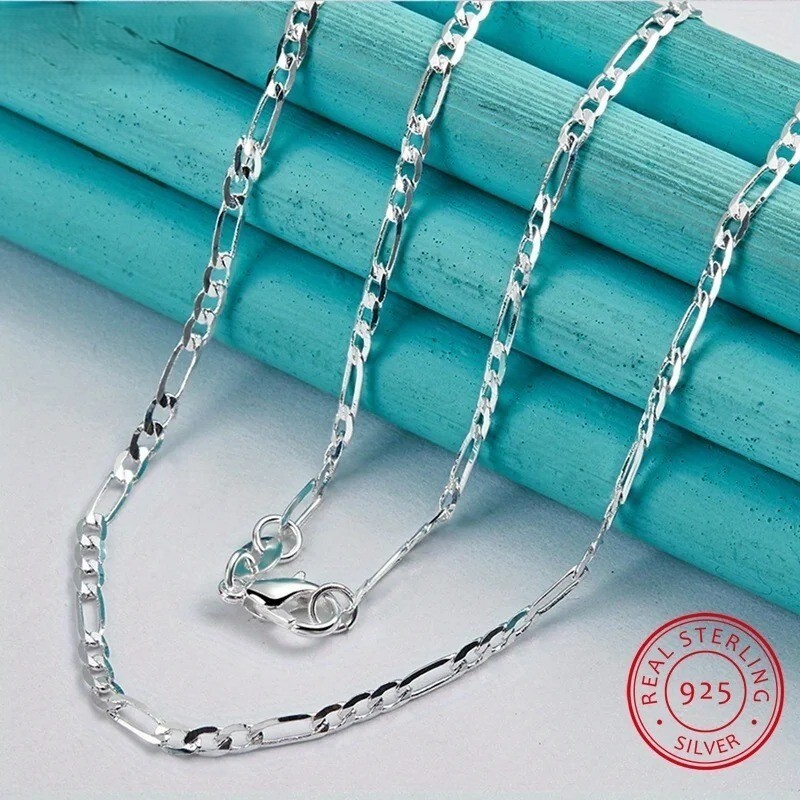Cadena De Plata 925 Para Hombre Tu Puedes Lucir Elegante Y Atractivo 50% OFF