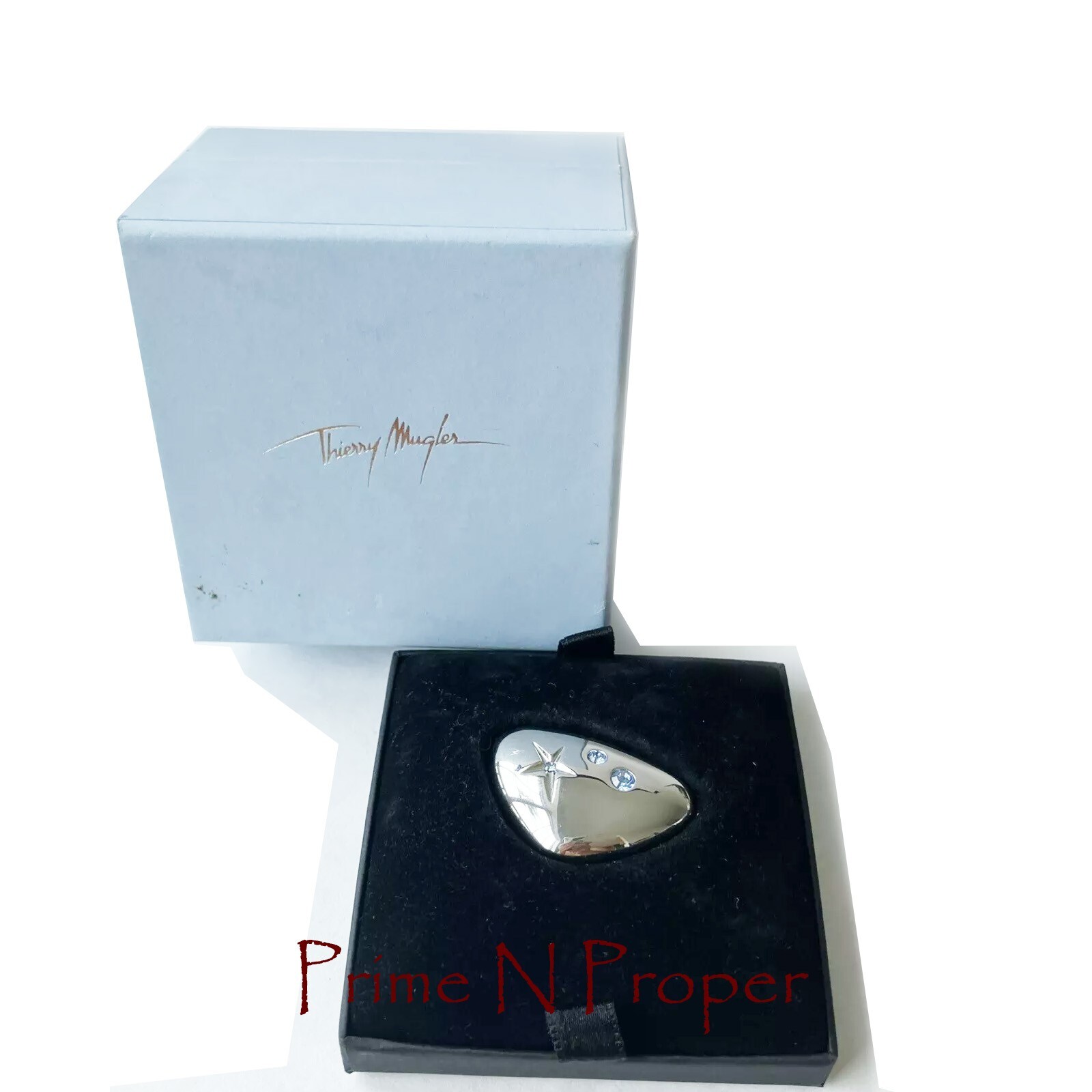 Vintage Thierry Mugler Angel Essence Pendant Necklace No Solid Perfume