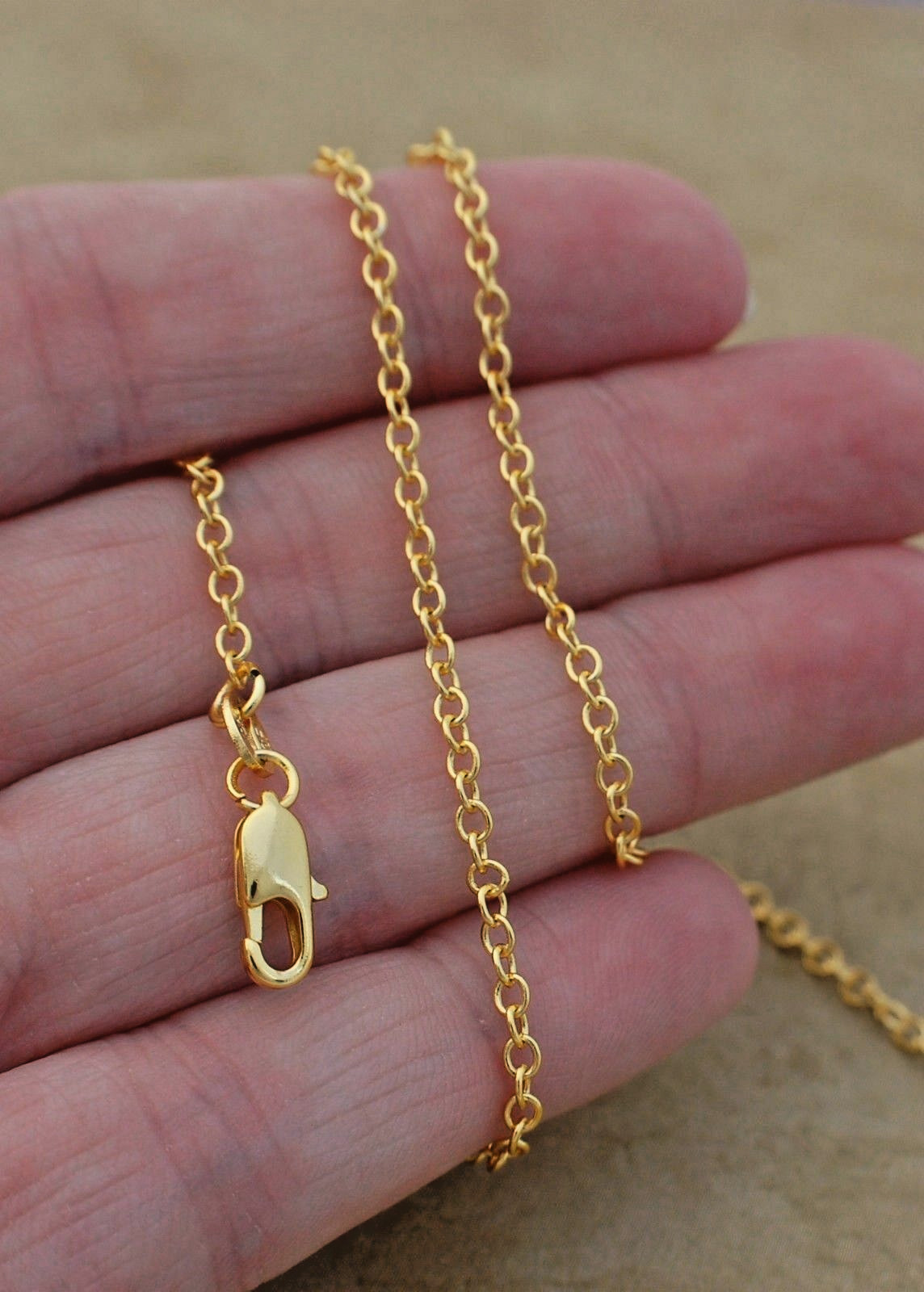 RETRO 1″ PEACE SIGN NO WAR SYMBOL LOVE Charm Pendant 18K GOLD FILL 22″ Necklace