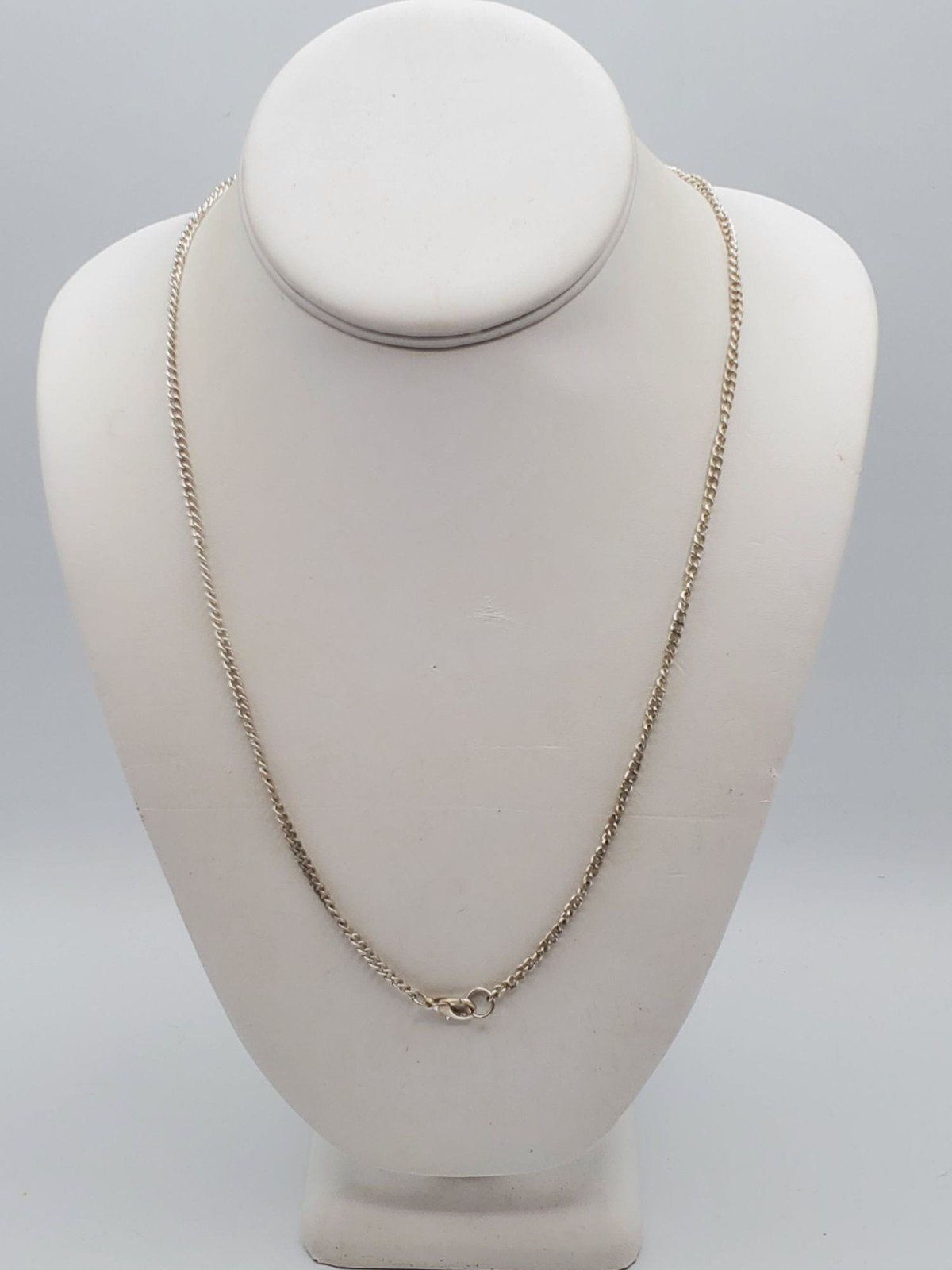 Silver-Tone Layered Circle Pendant Necklace With 24-Inch Chain