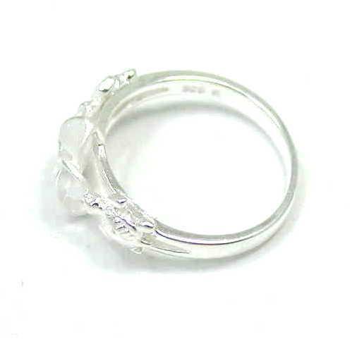 STERLING SILVER 925 HAWAIIAN PLUMERIA FLOWER TURTLE RING SIZE 3 – 13