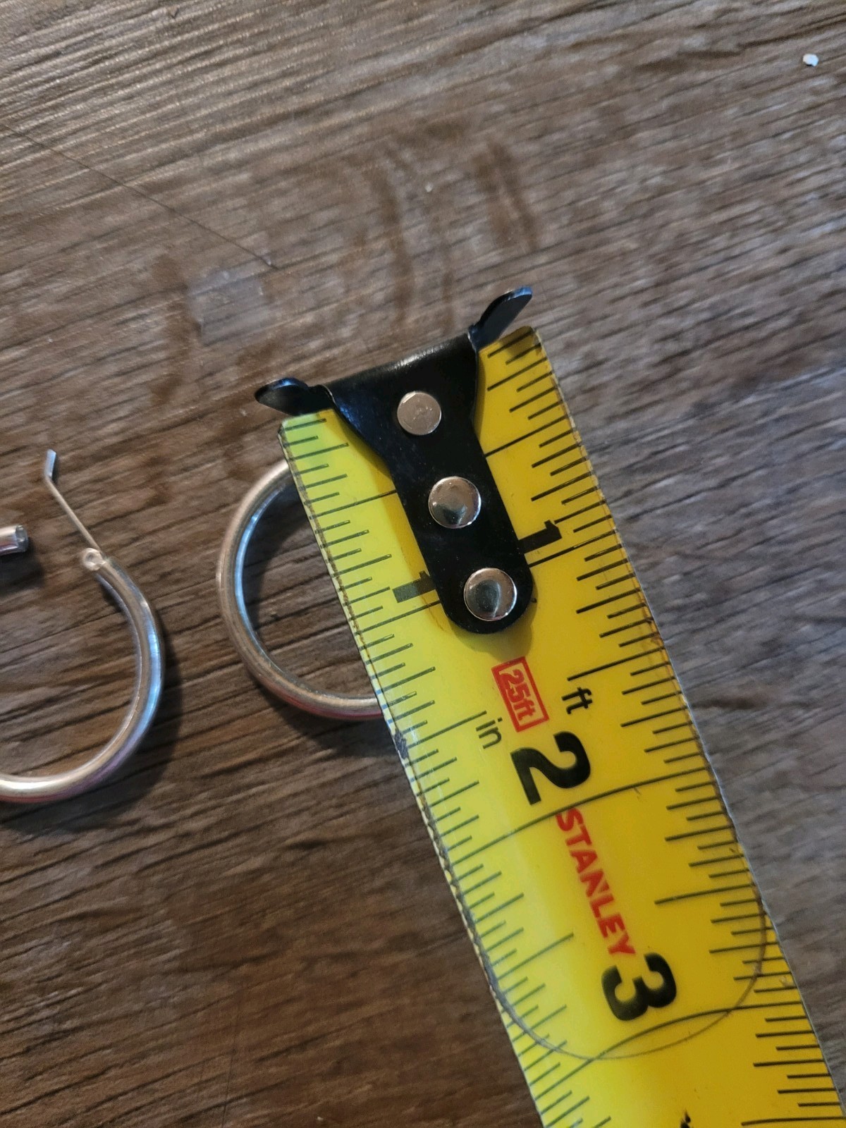 Silvertone Hoop Earrings Lever Back Pierced Earrings Women’s Fashion Jewelry