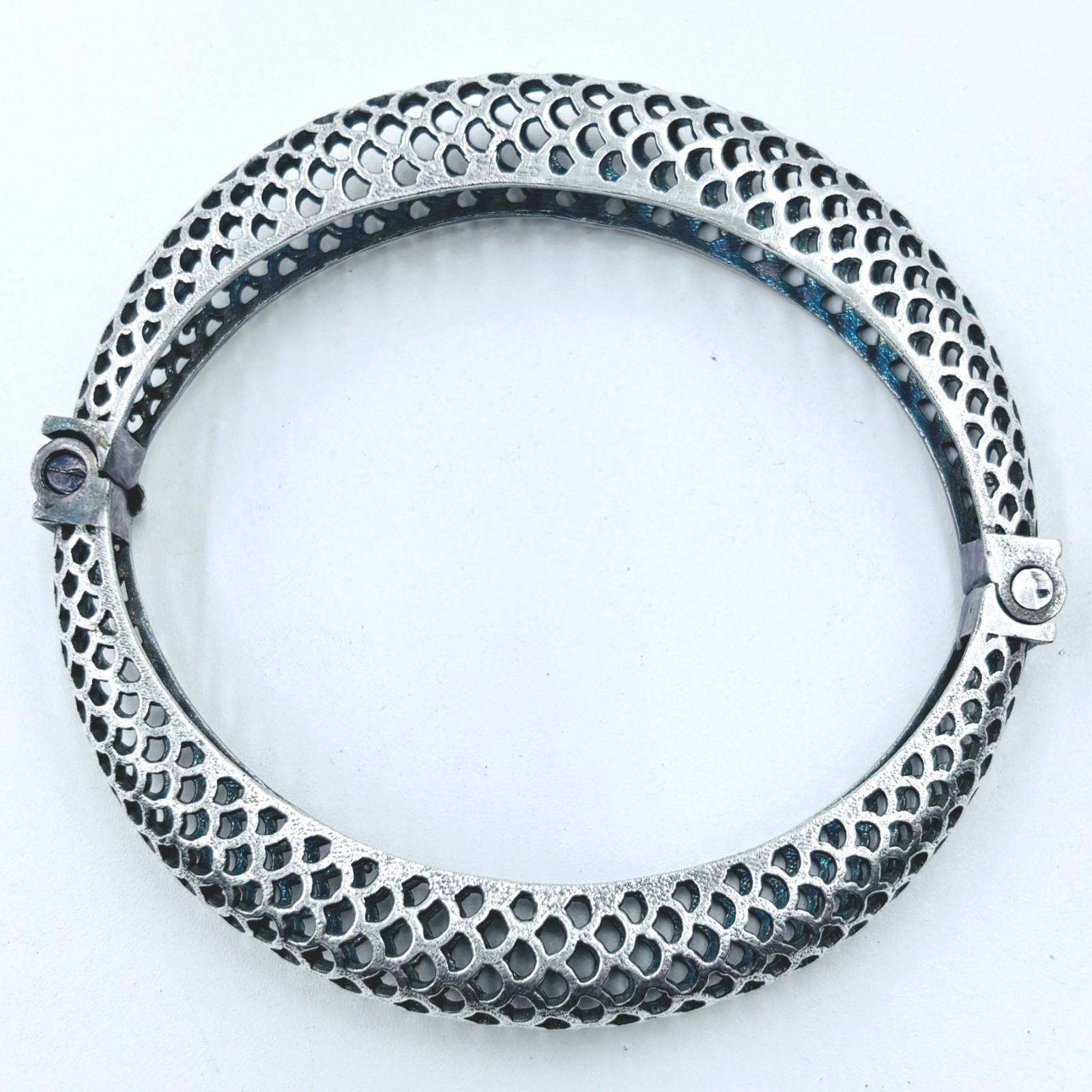 Indian Oxidized Openable Silver Plated Bracelet for women/Everyday Wear