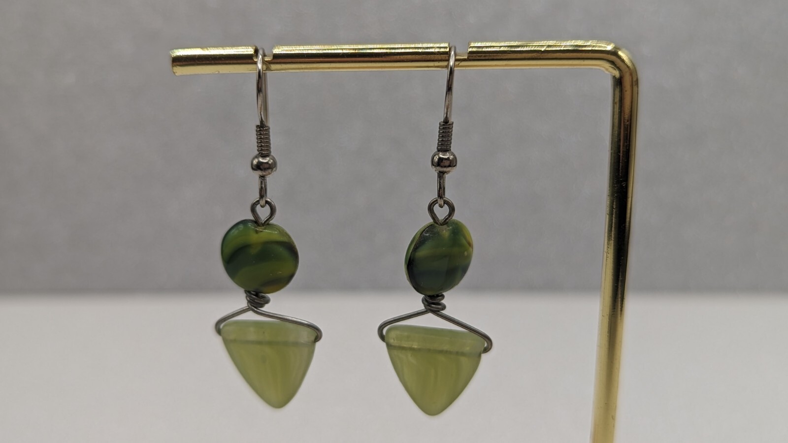 Two Pretty Pairs Of Dangle Earrings