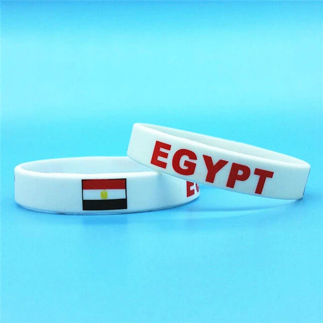 Egypt Flag Silicone Bracelet