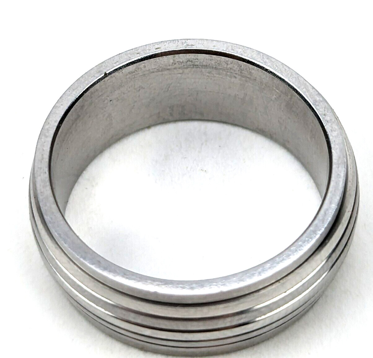 Vintage Aluminum Alloy Fidget Spinner Ring Size 9.5 for Stress & Anxiety #C1