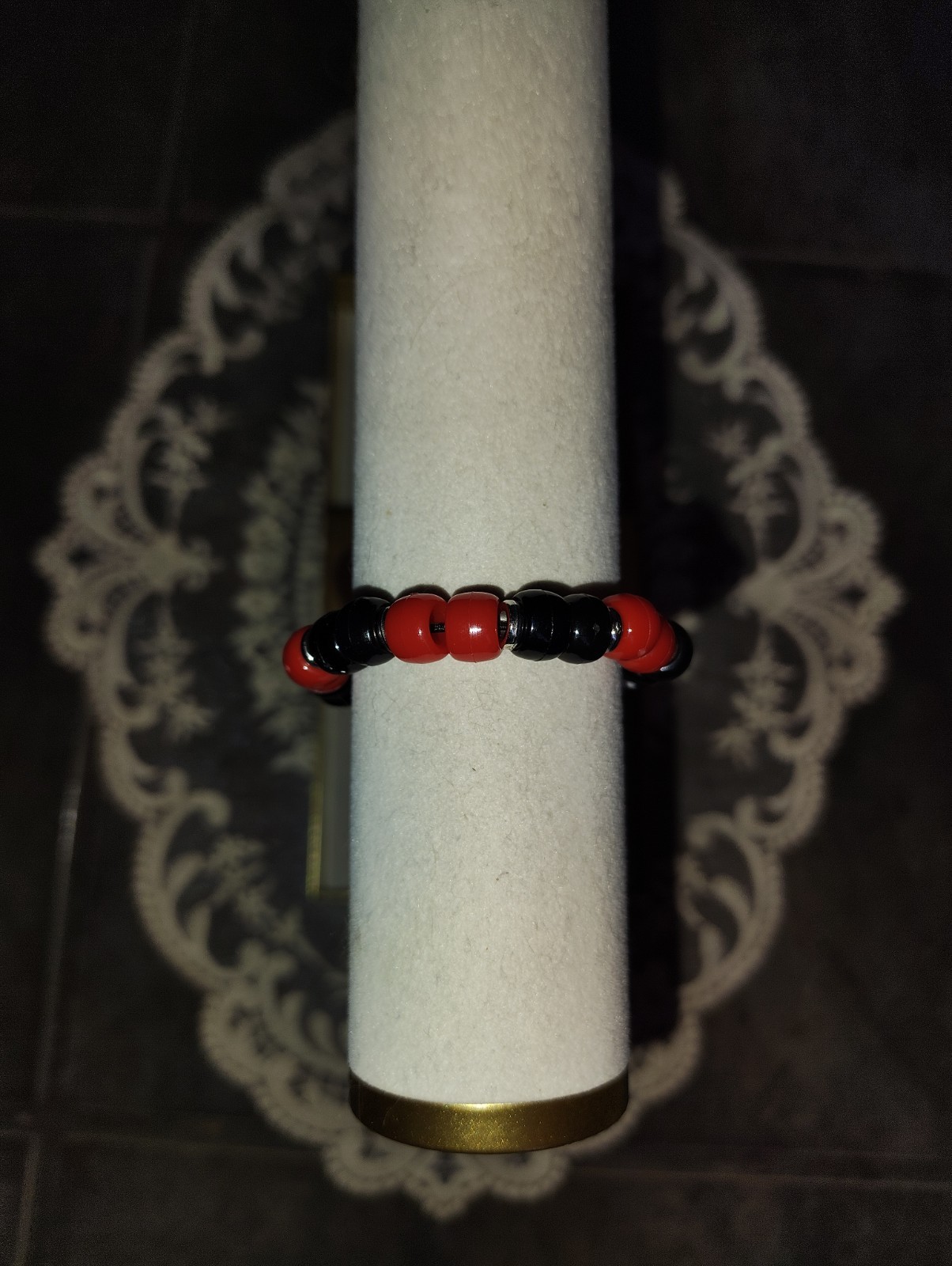 Red And Black SLIPKNOT Inspired Kandi Single