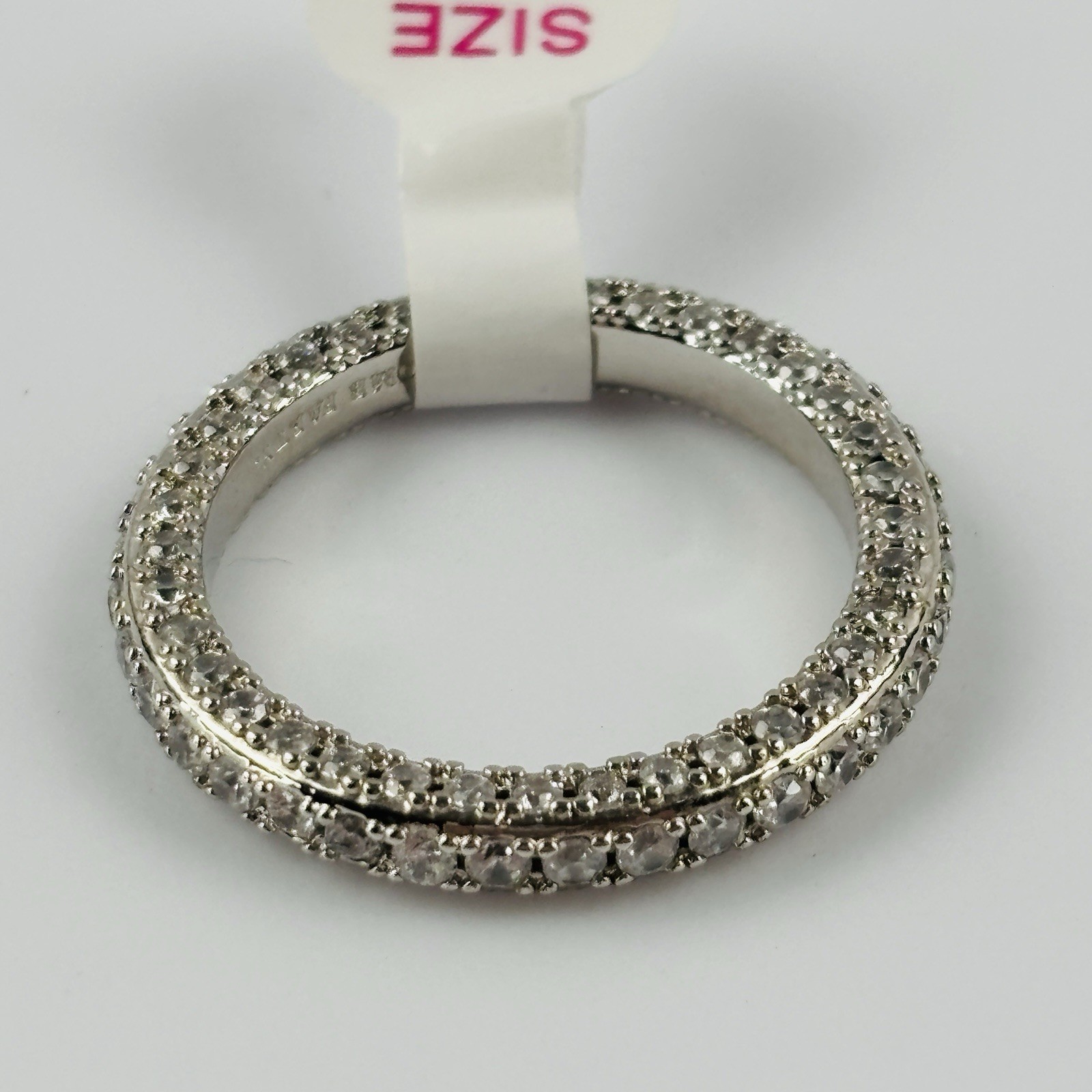 Bomb Party Never Ending Love RBP4369 Rhodium Plating Ring Size 11