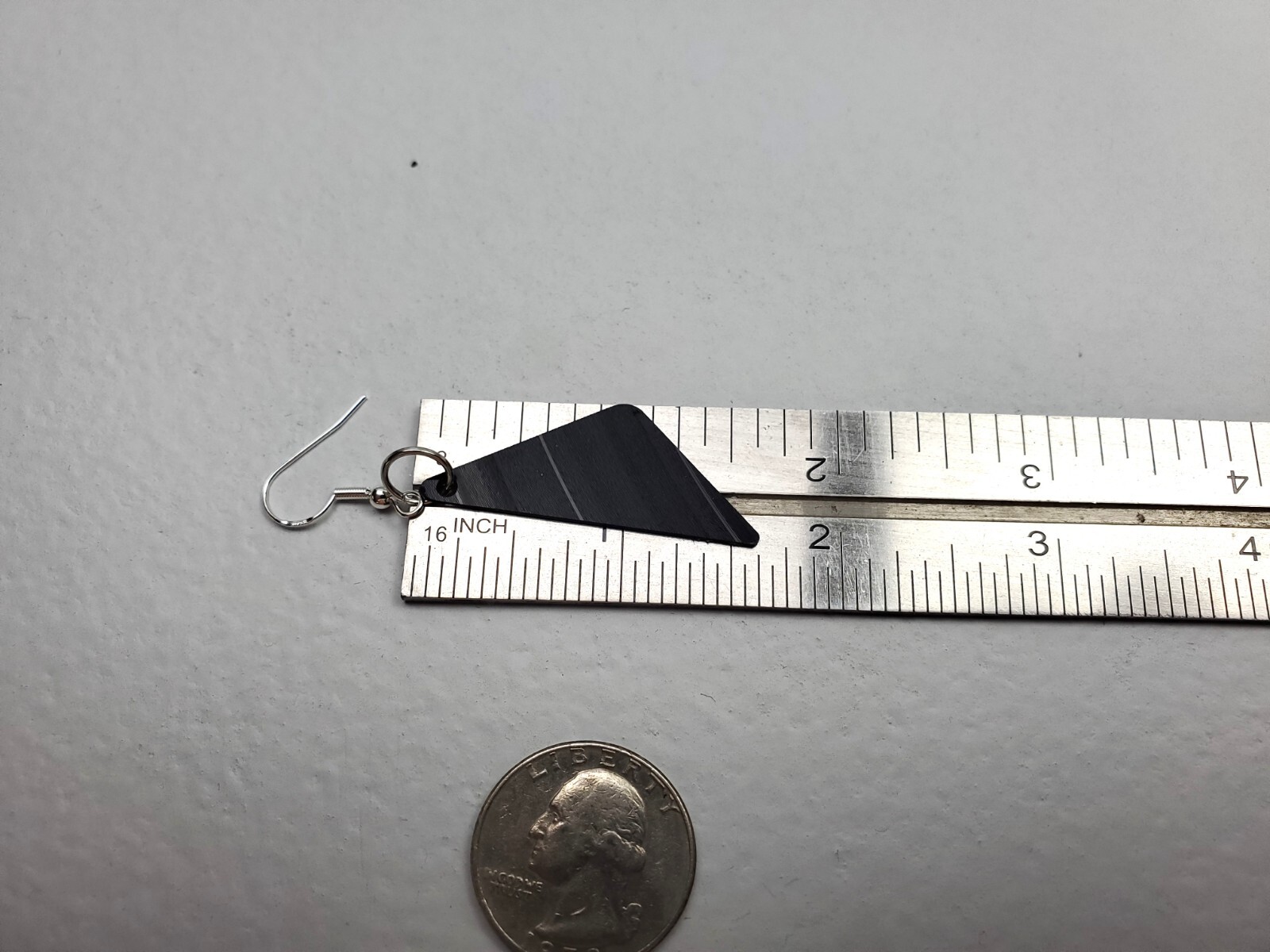 Repurposed Earrings Retro Upcycled Vinyl Record Album Geometric Shape 80s 90s