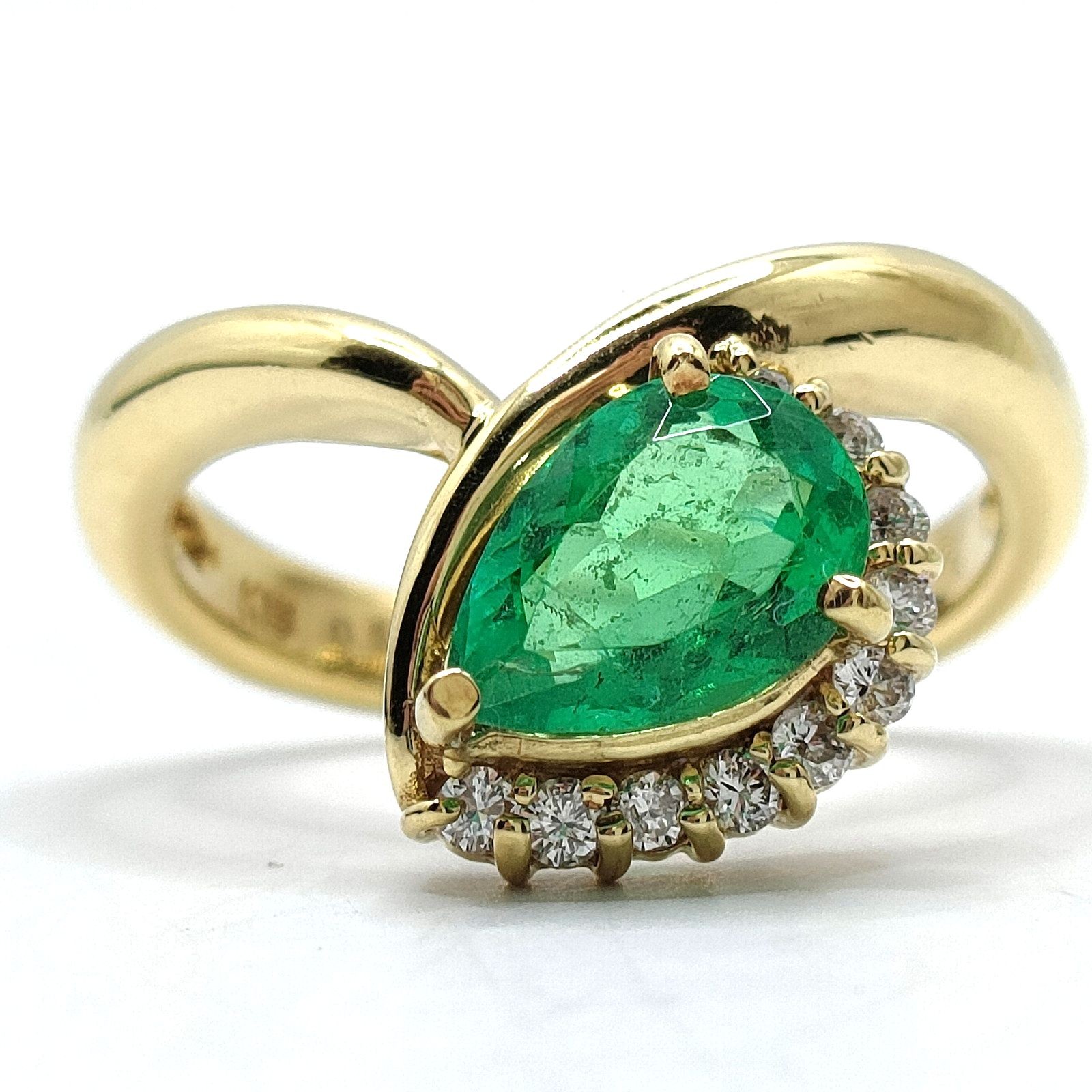Jewelry Ring Emerald 0.96ct Gold 2665199