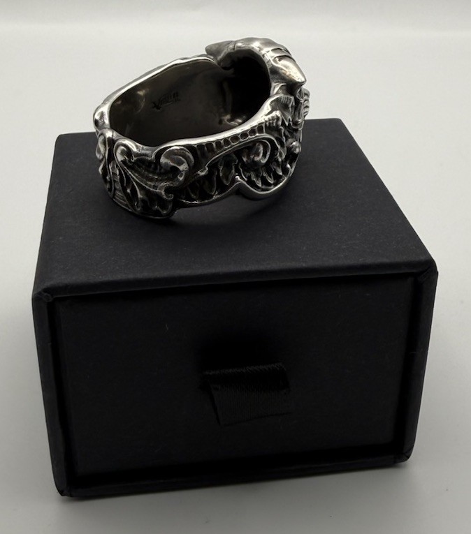 Volstead X Apothecary 87 Sterling Silver Wolf Ring 925 Alpha Male – Z 21.8mm