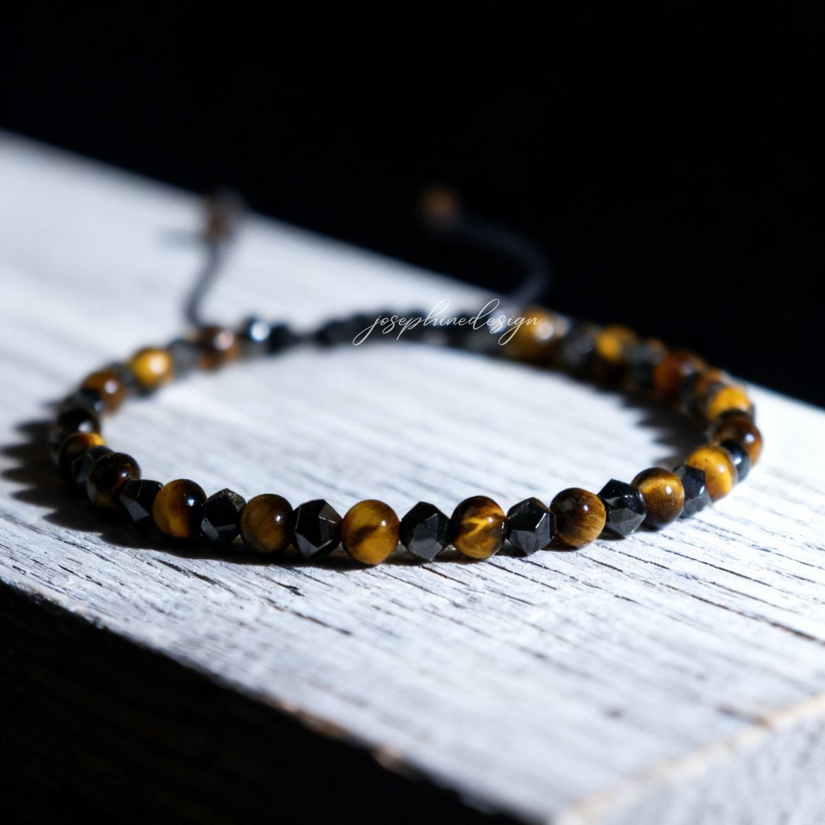 Triple Protection Healing Bracelet with Tiger’s Eye Hematite Beads for Women Men