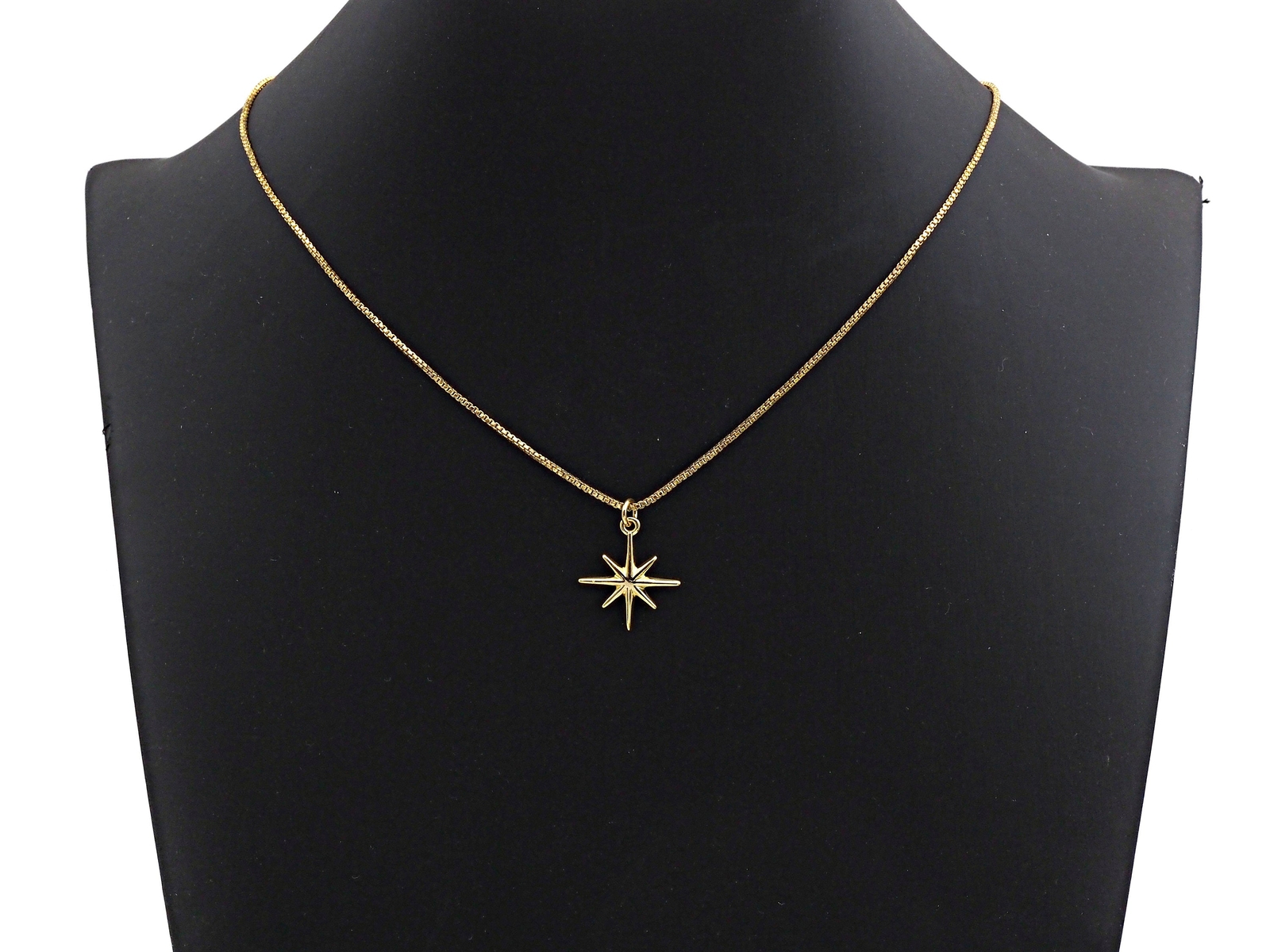 North Star Shaped Pendant/Charm, North Star Cubic Zirconia Pendant