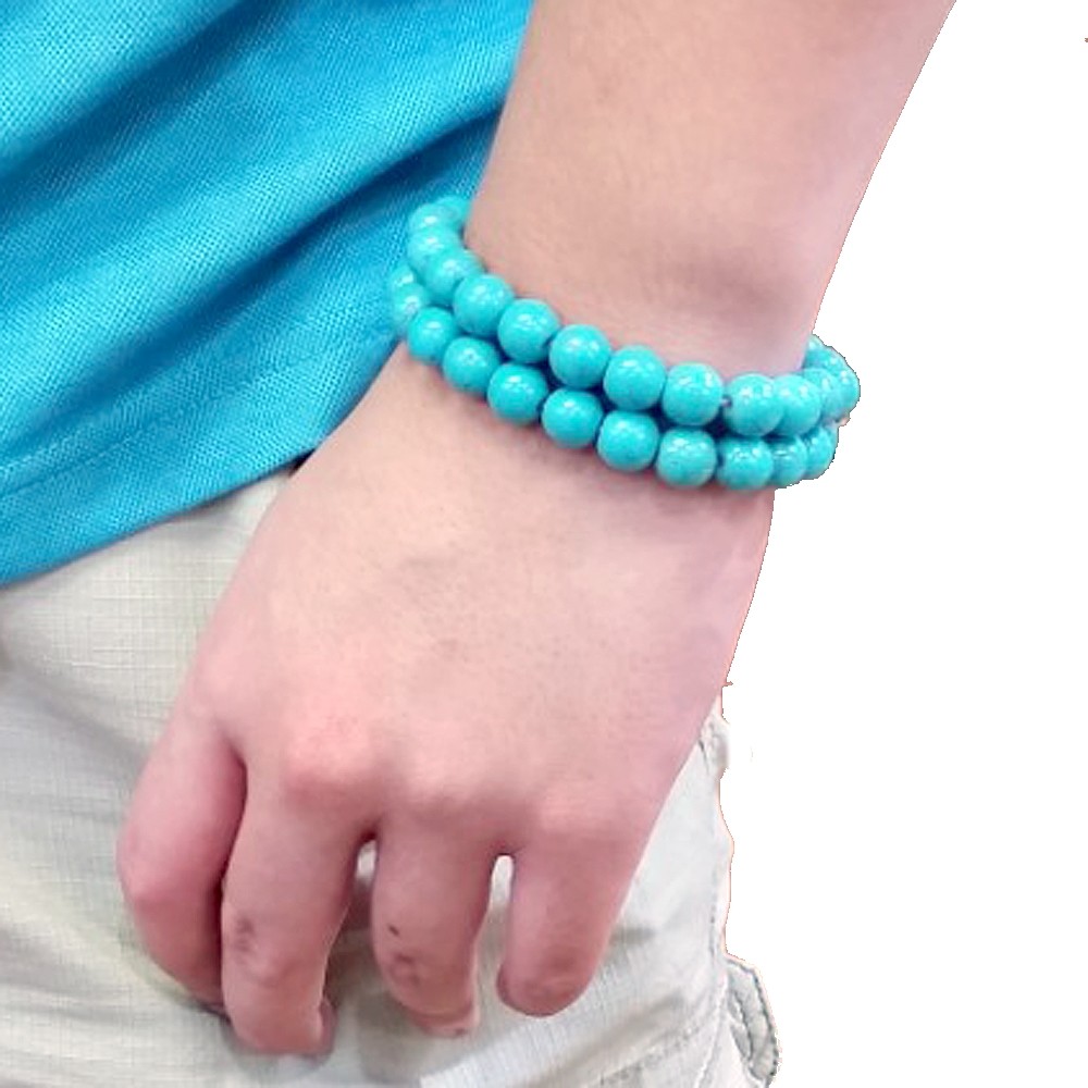 10mm Handmade Gemstone Round Beaded Stretch Bracelet Healing Balance Women