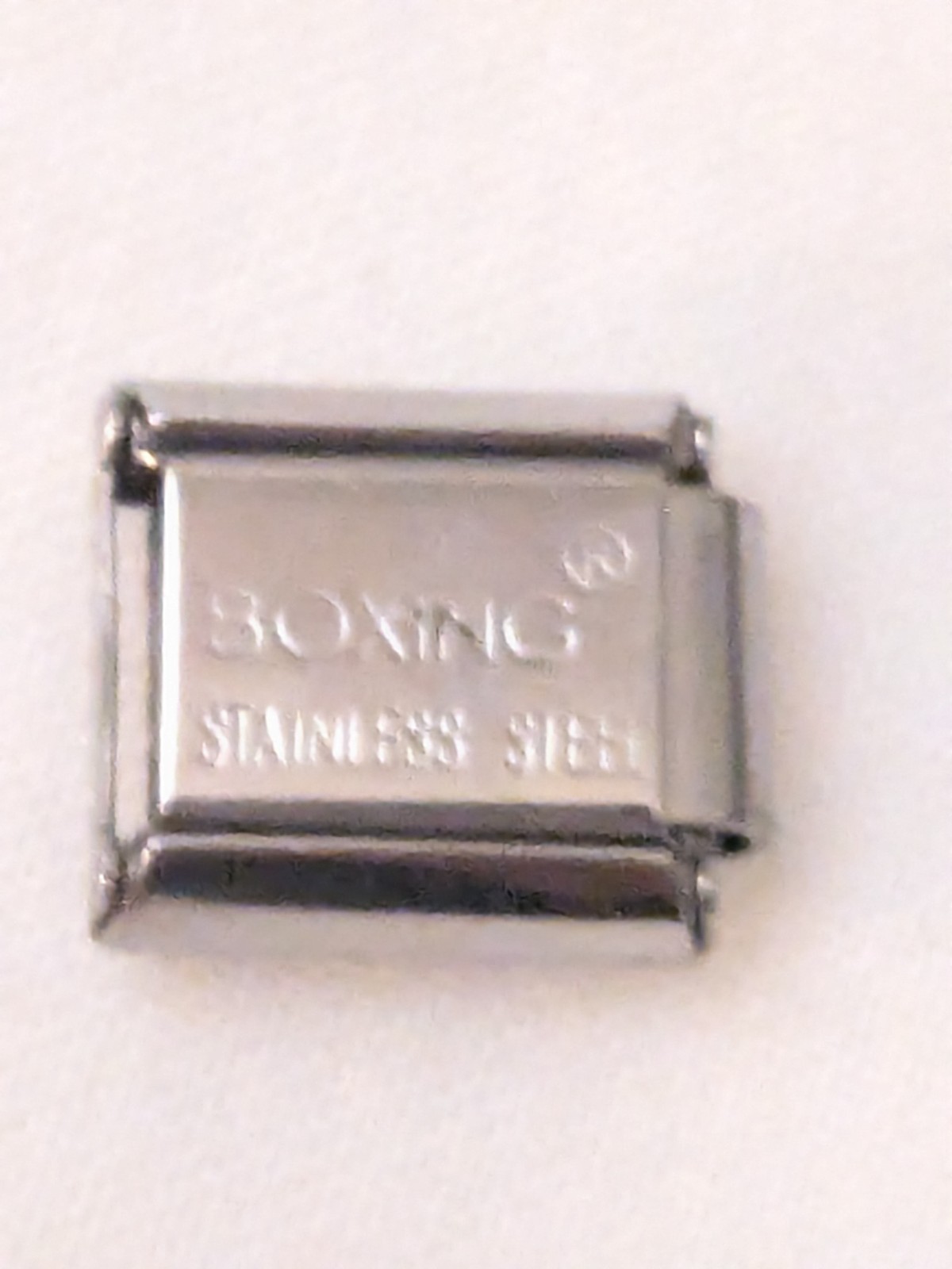 Authentic Boxing Charm Stamp Hobby Stainless & 18k Free Shipping G53