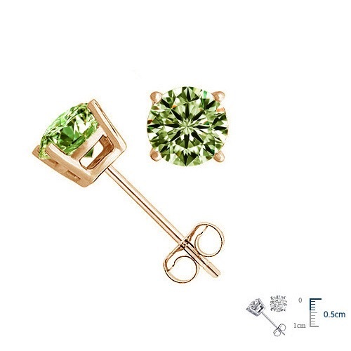 Women Earring 925 Sterling Silver Royal Ear Stud Earrings Jewelry Crystal Clear