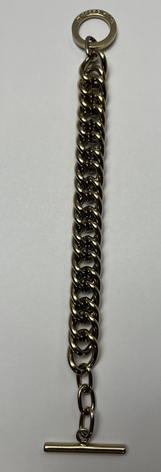Dyrberg & Kern Gold Tone Chunky Toggle Bracelet | Danish Designer Jewelry