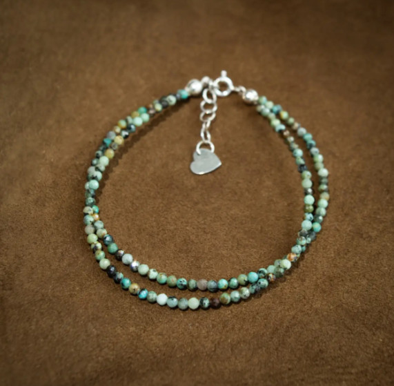 Genuine Turquoise Choker Necklace Healing Waterproof Layering Women Neck Jewelry